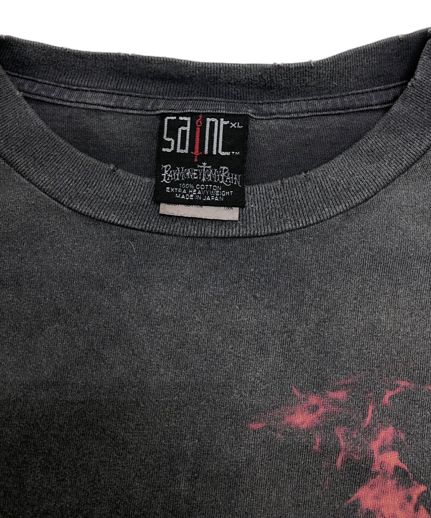 中古・古着通販】SAINT MICHAEL (セントマイケル) PTP / LS TEE グレー 