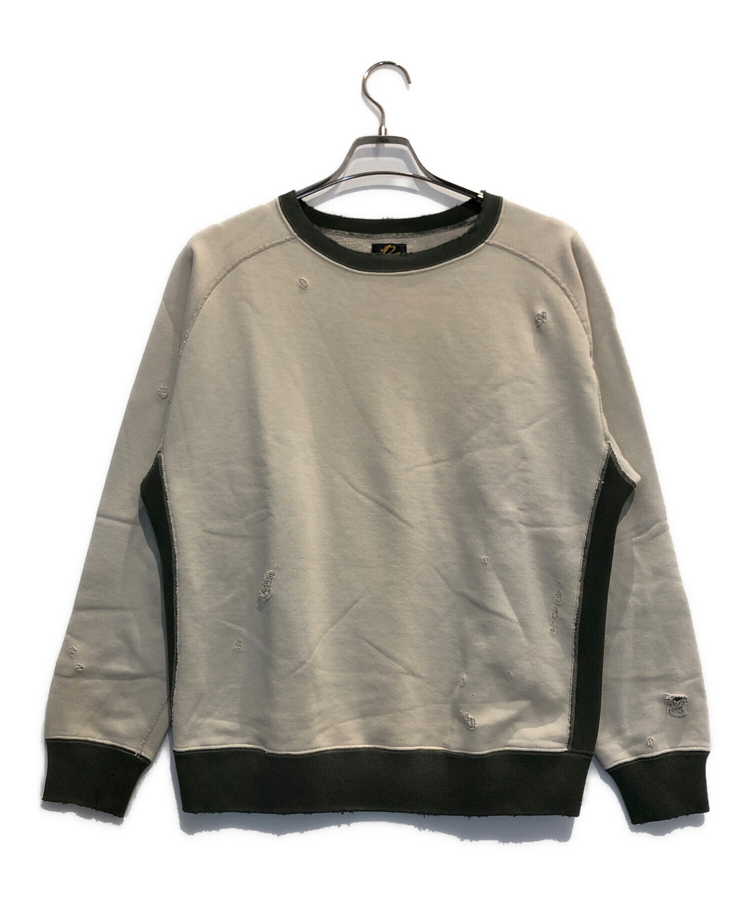 中古・古着通販】Needles (ニードルズ) 2-Tone C/N Sweat Shirt 