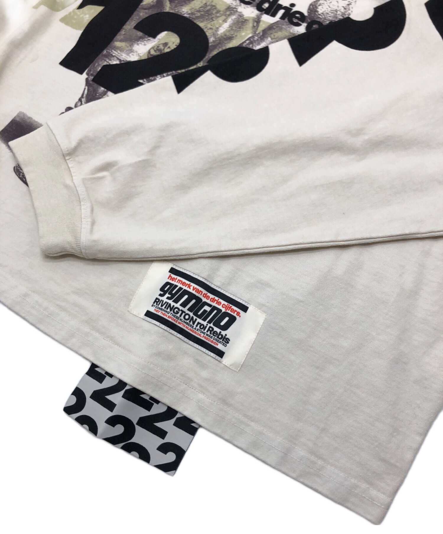 RRR123 OUR HAND LS TEE RIVINGTON グラフィック 中古・古着通販】RRR123 (リヴィントンロイレビス) OUR HAND L/S TEE