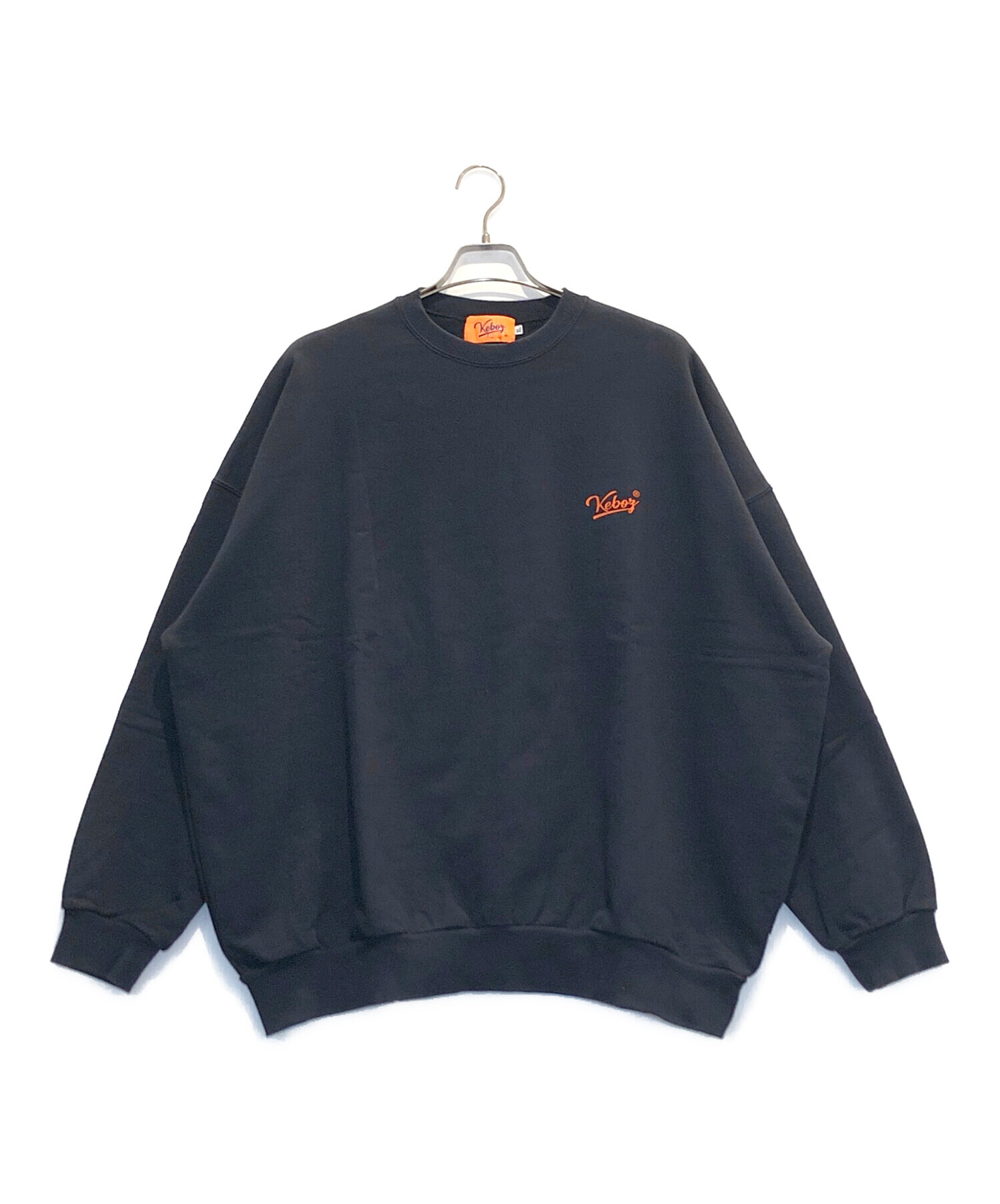 中古・古着通販】KEBOZ (ケボズ) バックプリントスウェット ブラック 