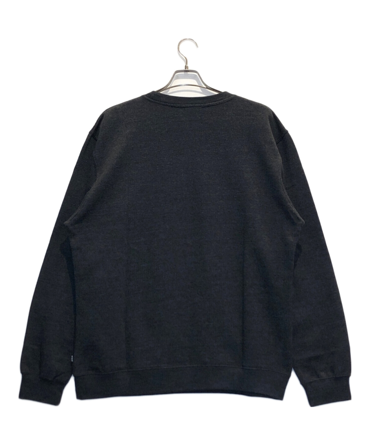 中古・古着通販】HUF (ハフ) プリントスウェット ブラック サイズ:XL 