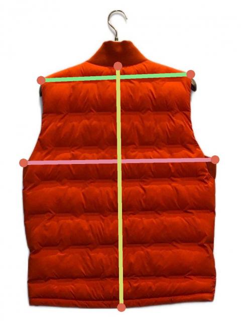 中古・古着通販】LACOSTE (ラコステ) CLOMAX中綿ベスト オレンジ