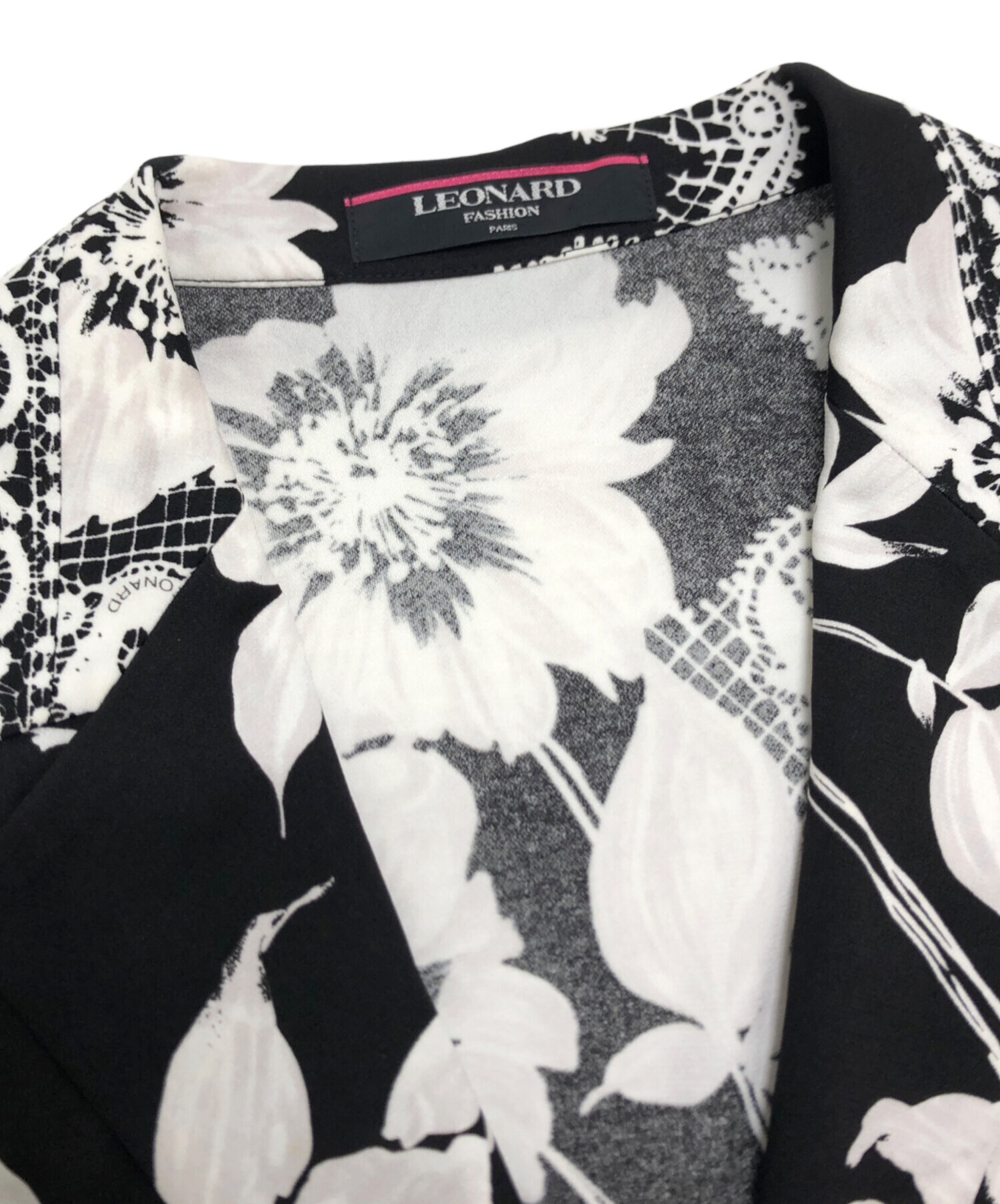 LEONARD FASHION 花柄ロングコート 中古・古着通販】LEONARD FASHION (レオナールファッション) 花柄