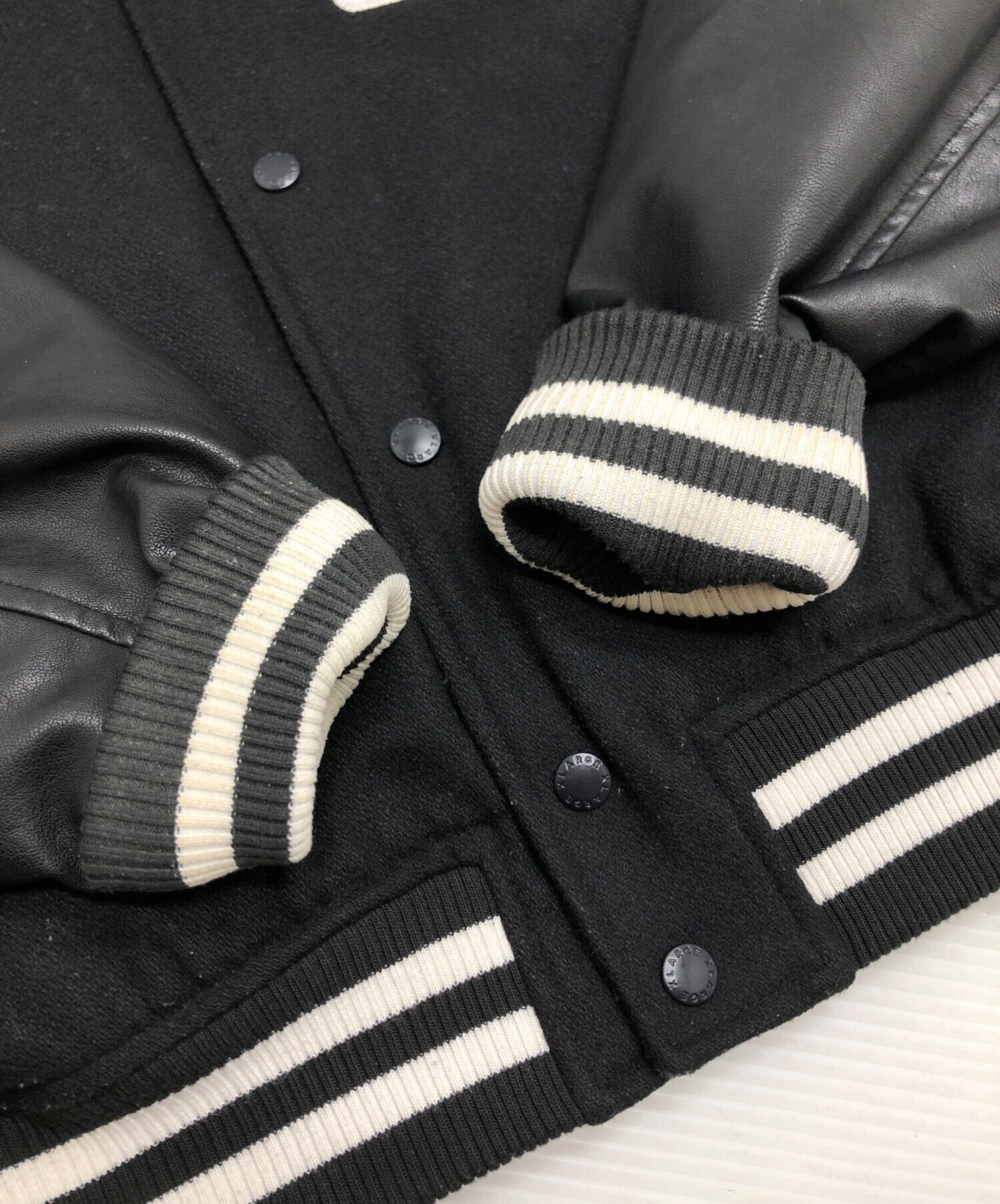 中古・古着通販】X-LARGE (エクストララージ) 袖切替スタジャン