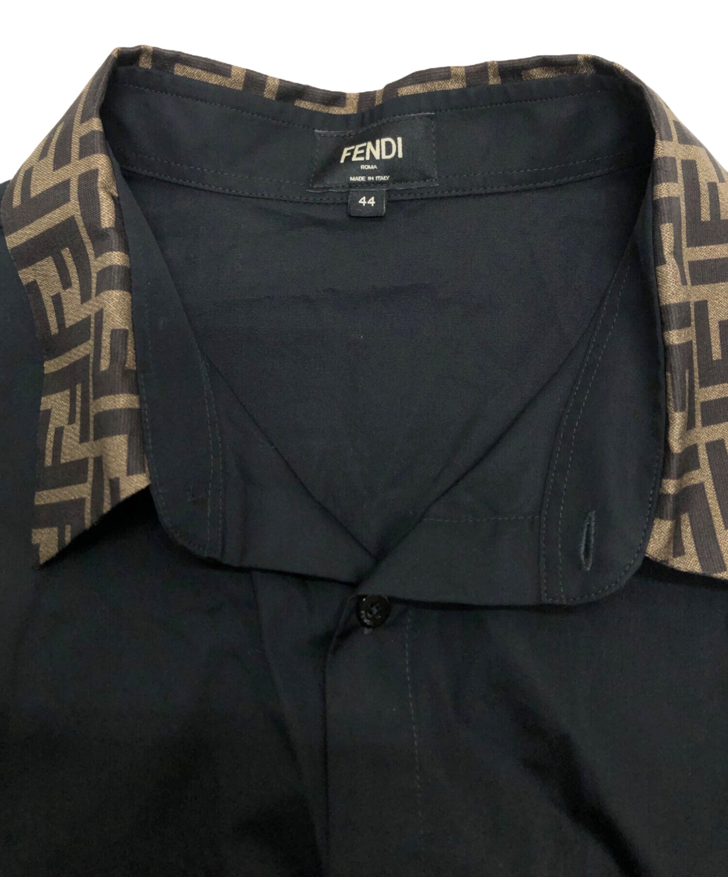 中古・古着通販】FENDI (フェンディ) ズッカ柄レギュラーシャツ