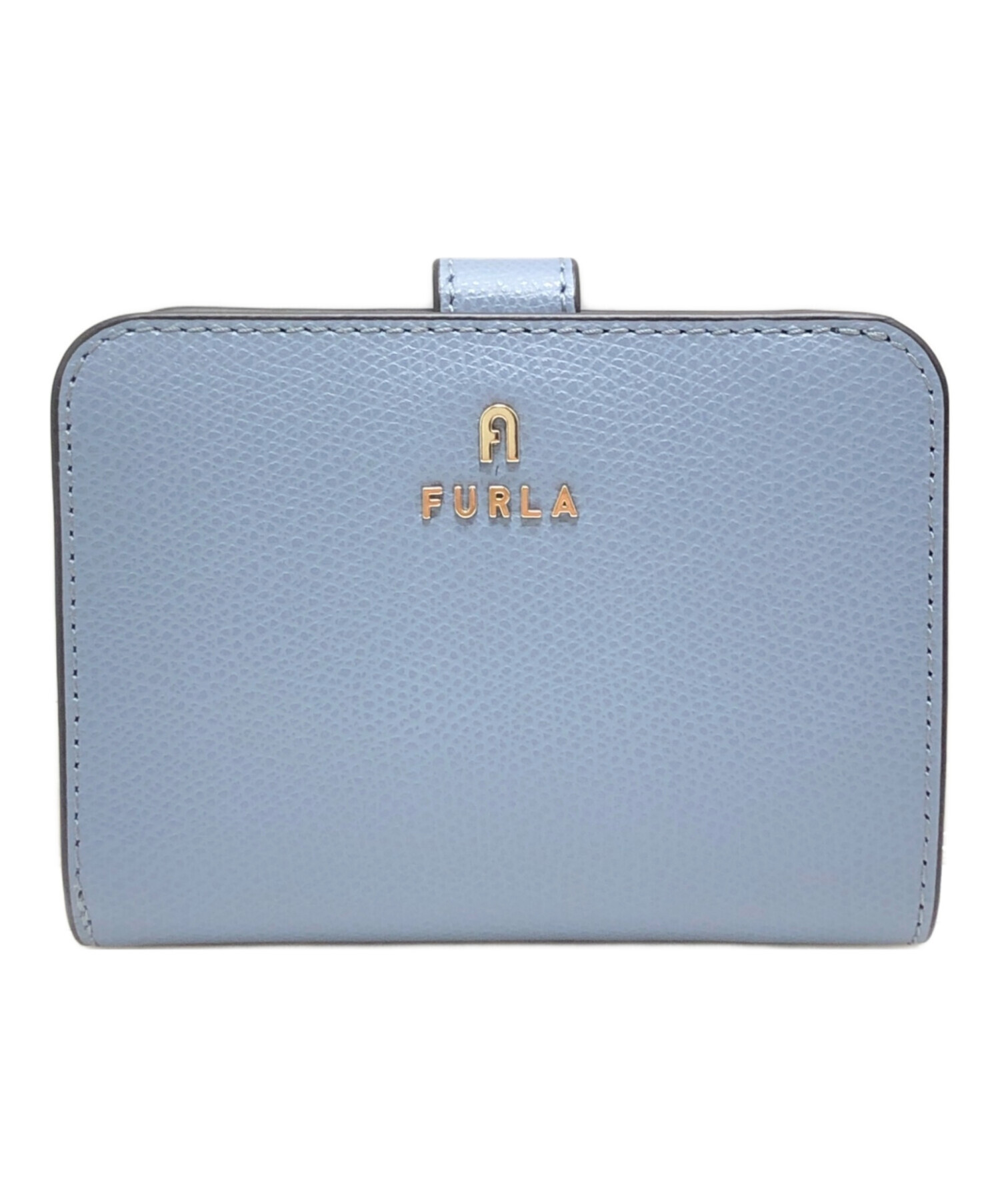 中古・古着通販】FURLA (フルラ) 2つ折り財布 ブルー｜ブランド・古着