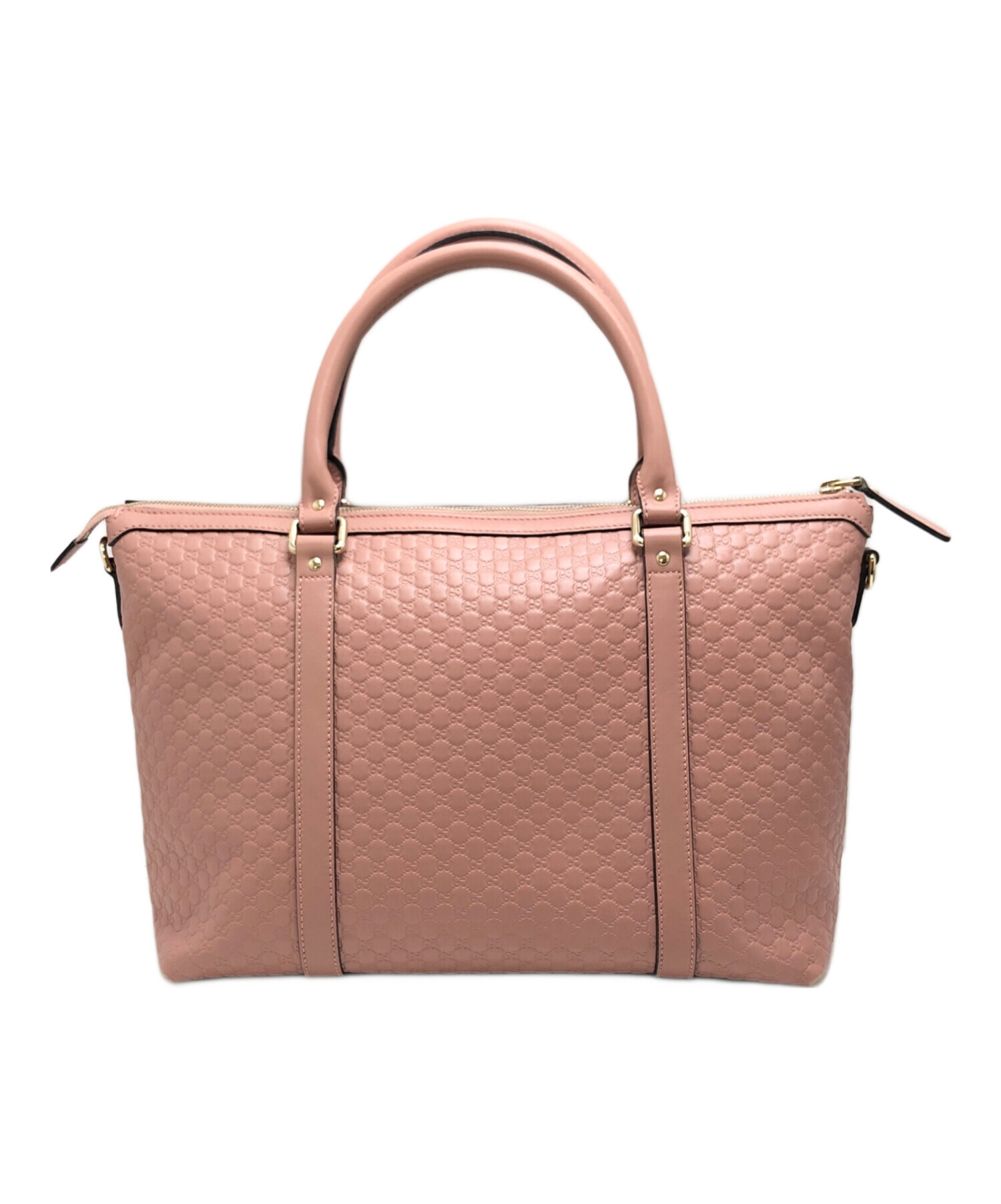 中古・古着通販】GUCCI (グッチ) マイクログッチシマ2WAYバッグ ピンク