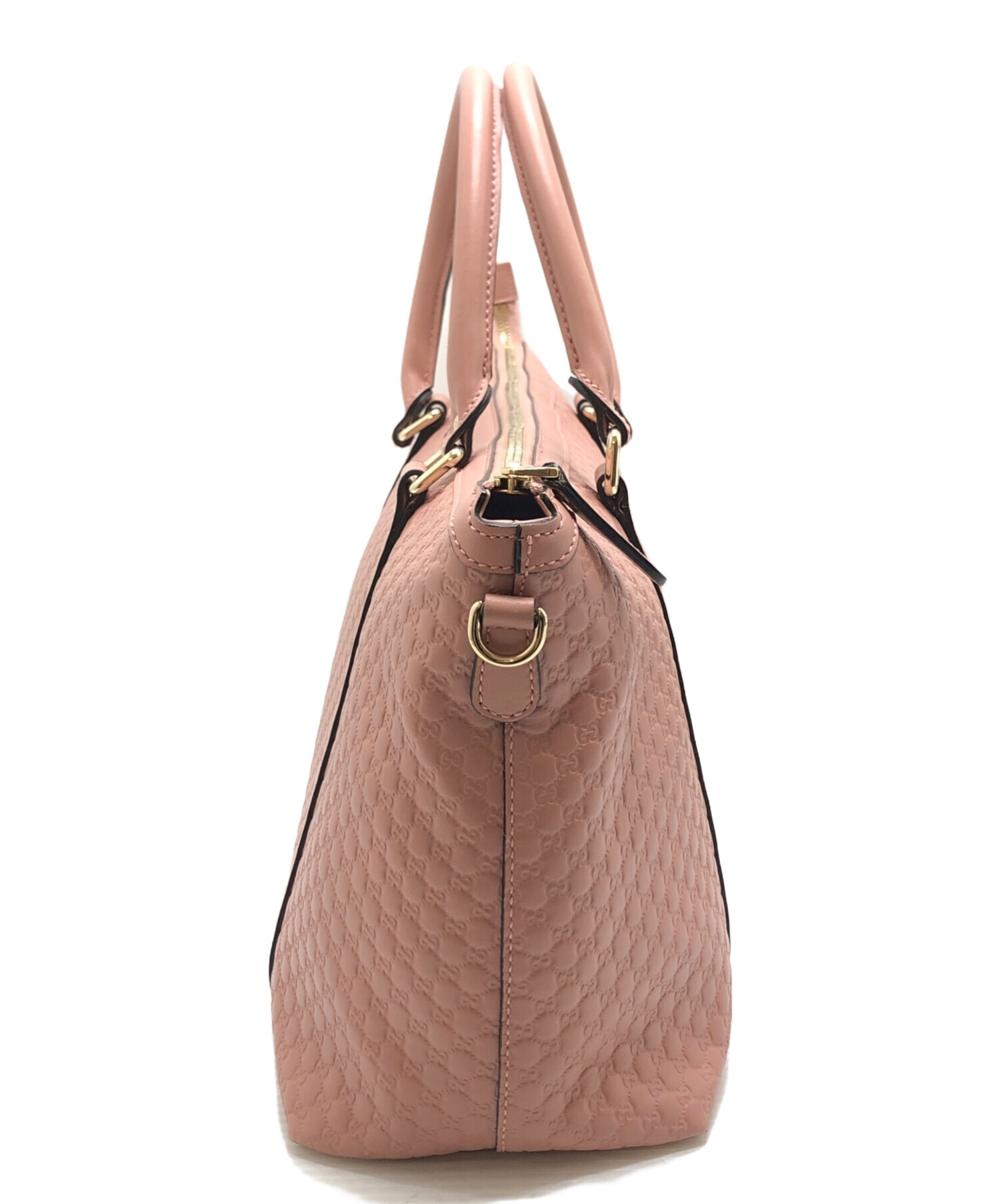 中古・古着通販】GUCCI (グッチ) マイクログッチシマ2WAYバッグ ピンク
