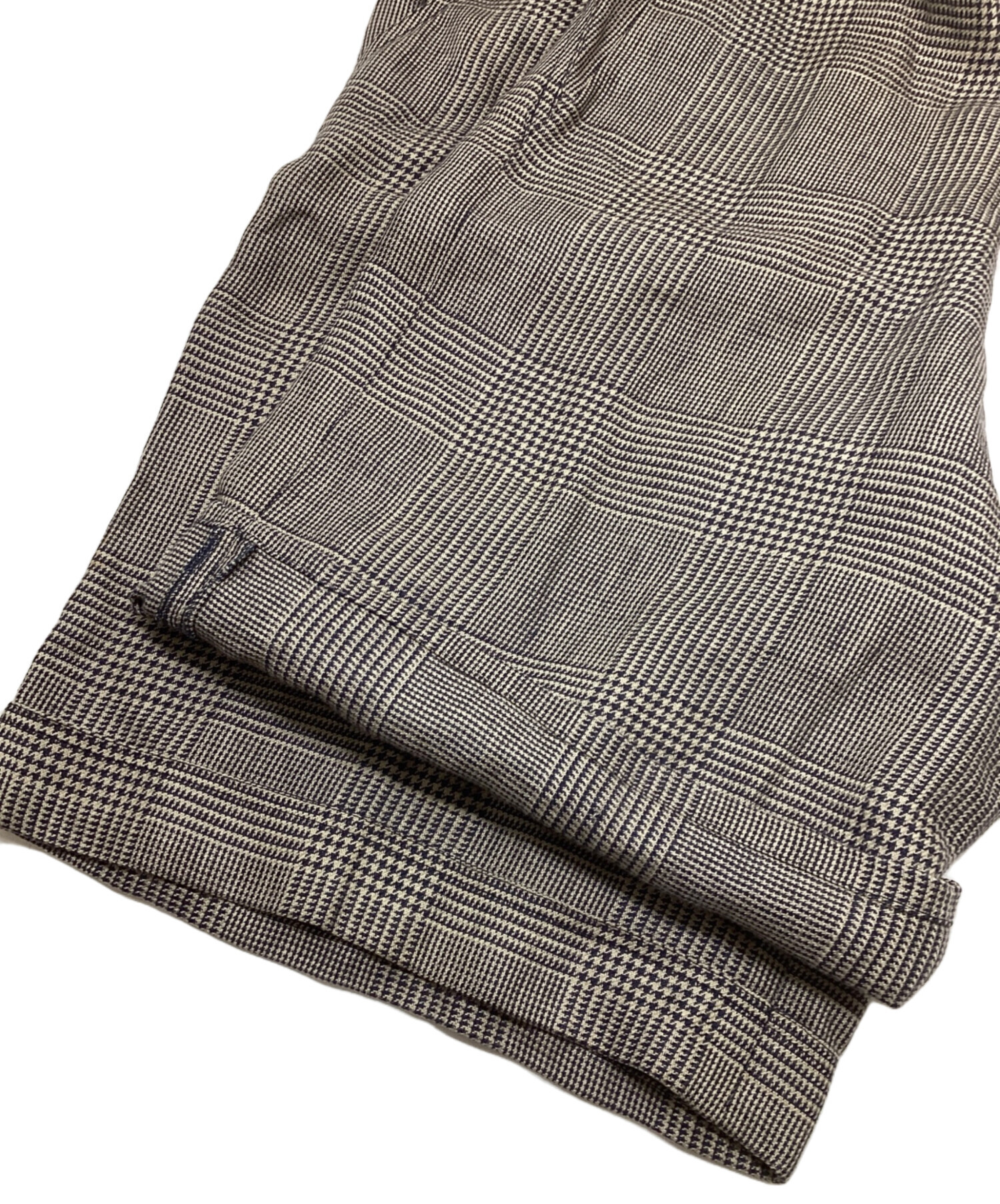 中古・古着通販】GUCCI (グッチ) 千鳥格子柄リネンハーフパンツ 