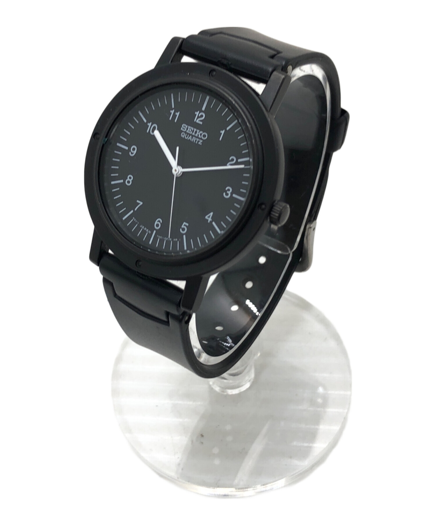 SEIKO NANO universe ブラック時計 中古・古着通販】SEIKO (セイコー) nano・universe (ナノ・ユニバース
