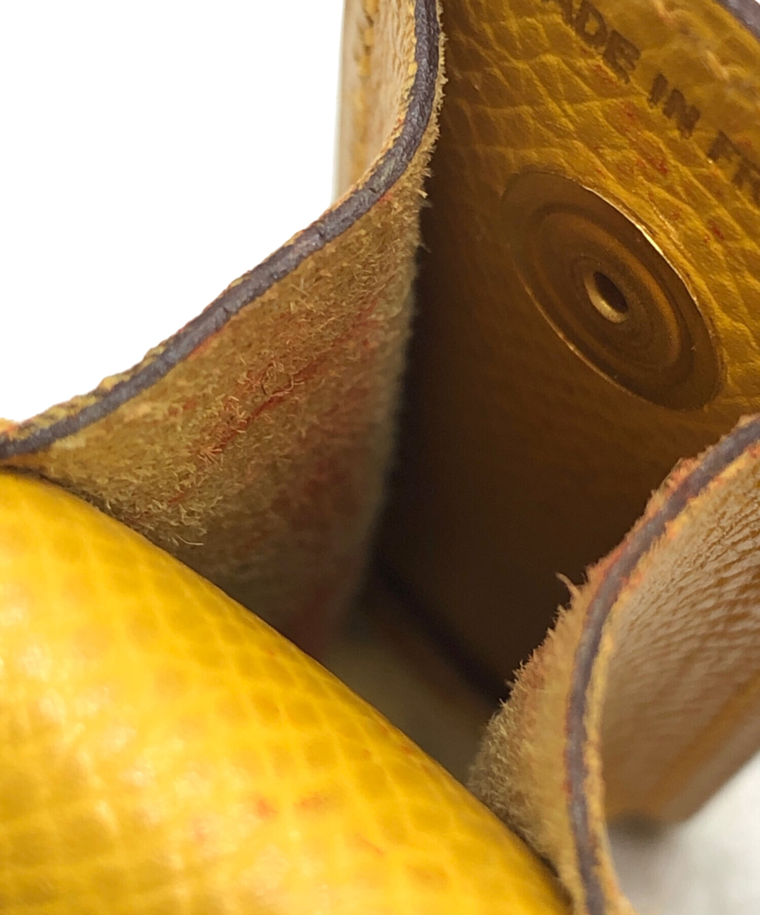 中古・古着通販】HERMES (エルメス) ガムケース イエロー サイズ:表記