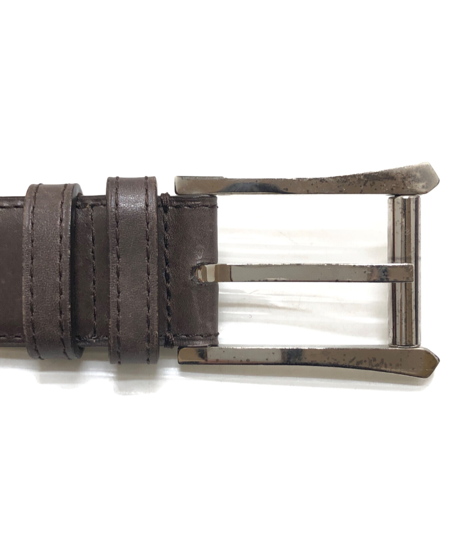 中古・古着通販】JOHN LOBB (ジョンロブ) レザーベルト ブラウン