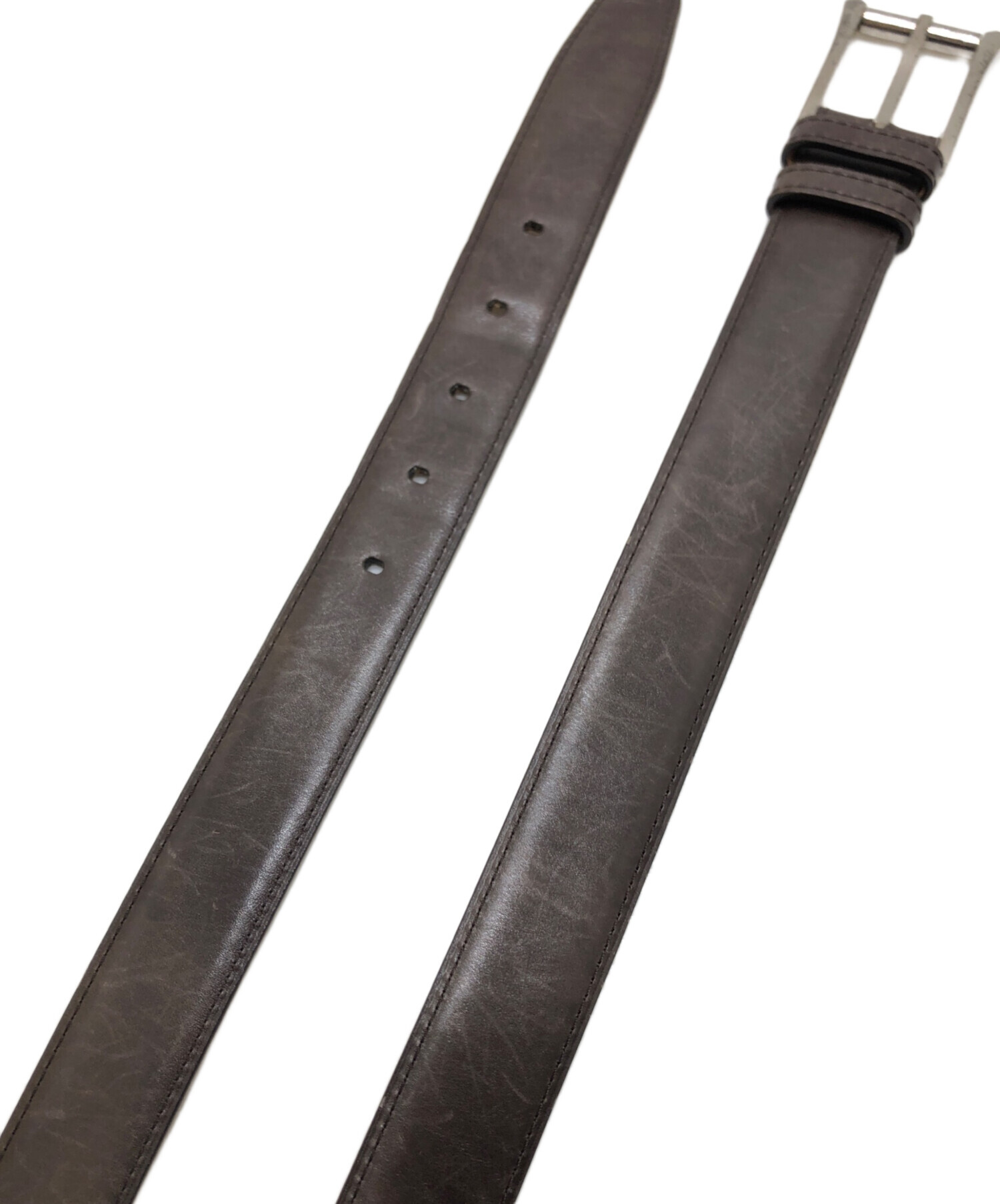 中古・古着通販】JOHN LOBB (ジョンロブ) レザーベルト ブラウン