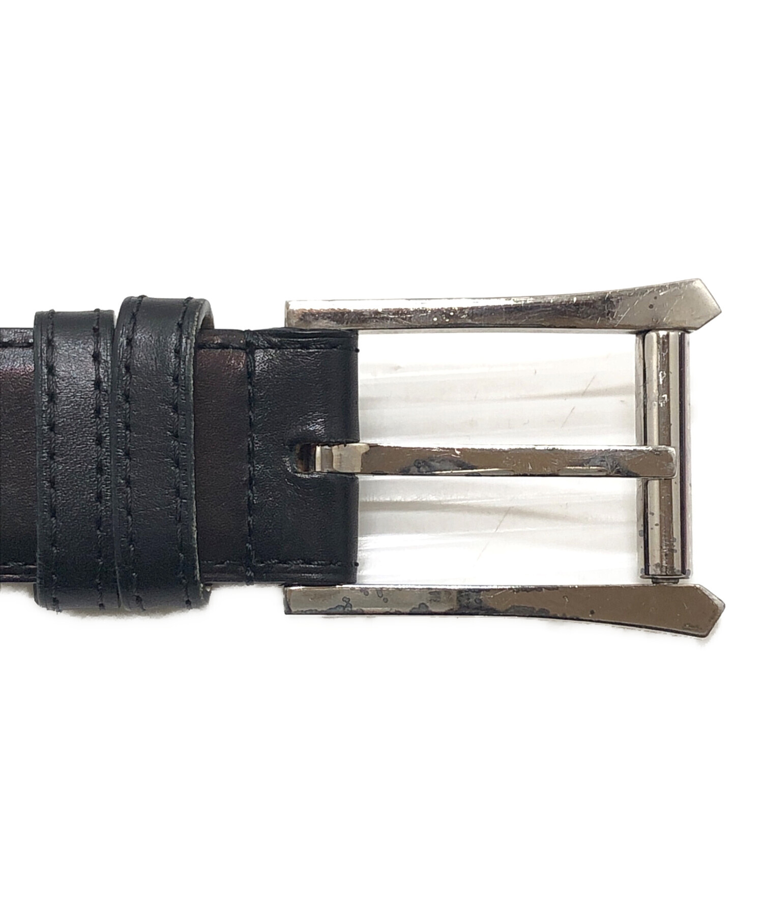 中古・古着通販】JOHN LOBB (ジョンロブ) レザーベルト ブラック