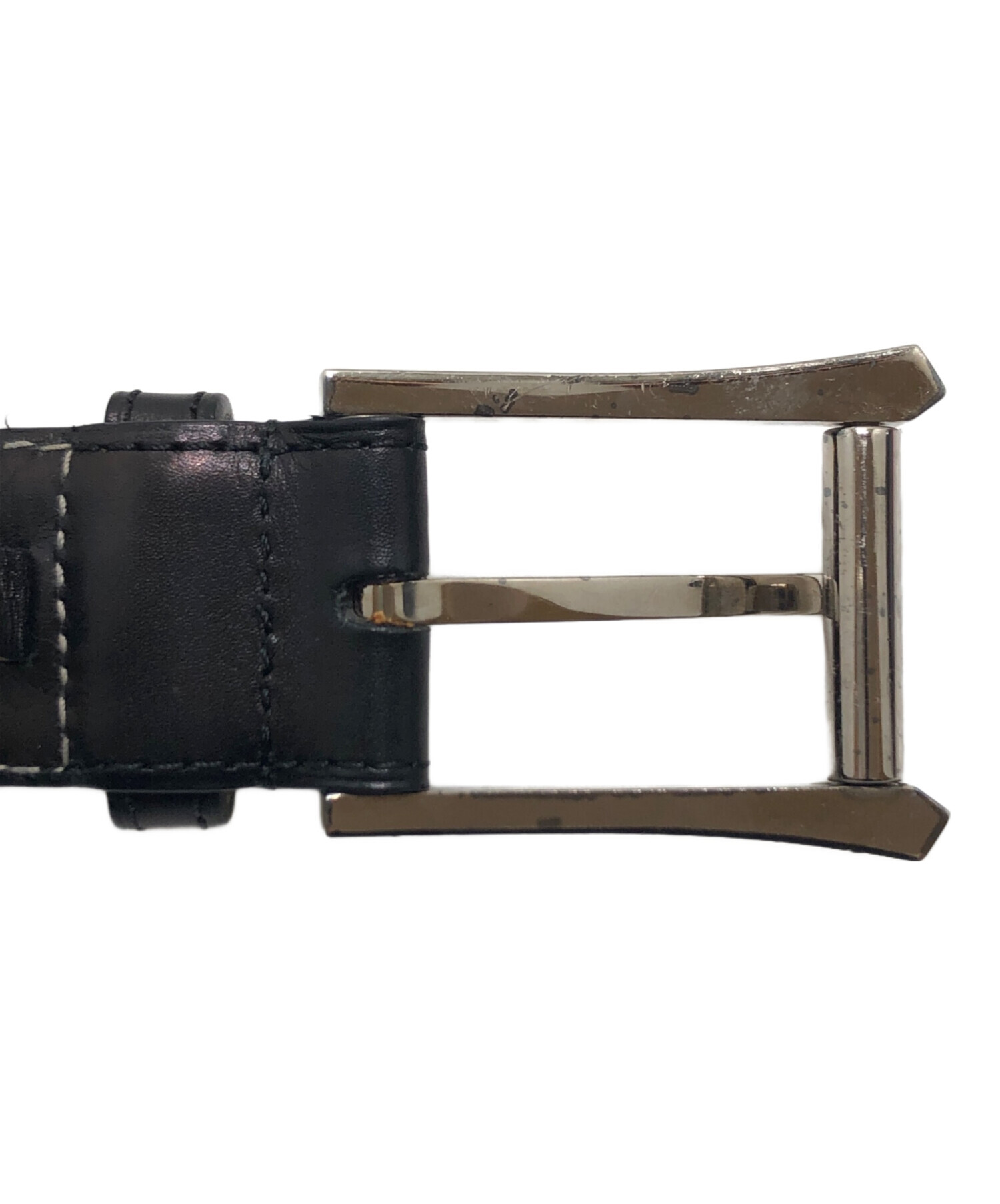 中古・古着通販】JOHN LOBB (ジョンロブ) レザーベルト ブラック