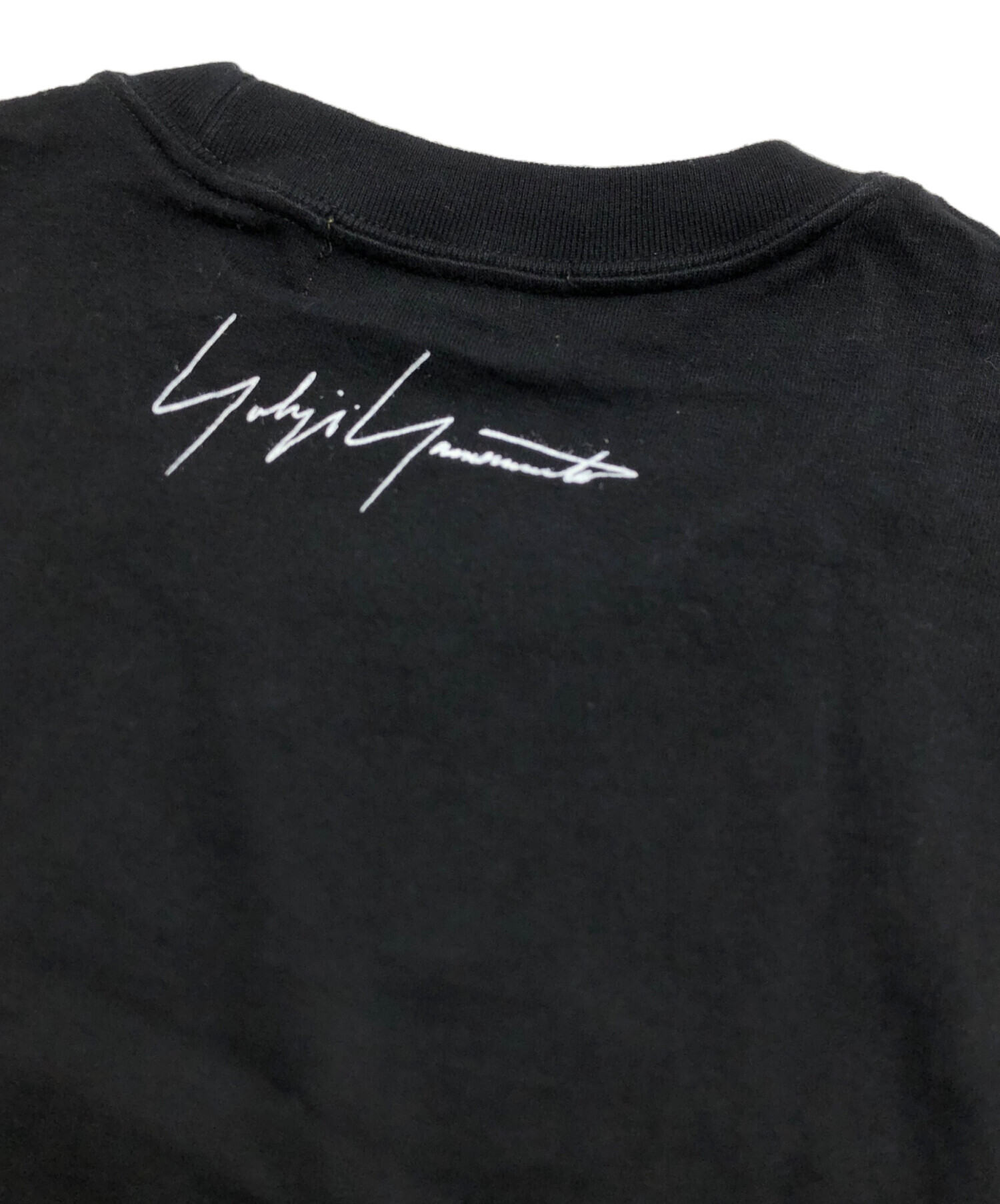 中古・古着通販】YOHJI YAMAMOTO (ヨウジヤマモト) Tシャツ ブラック