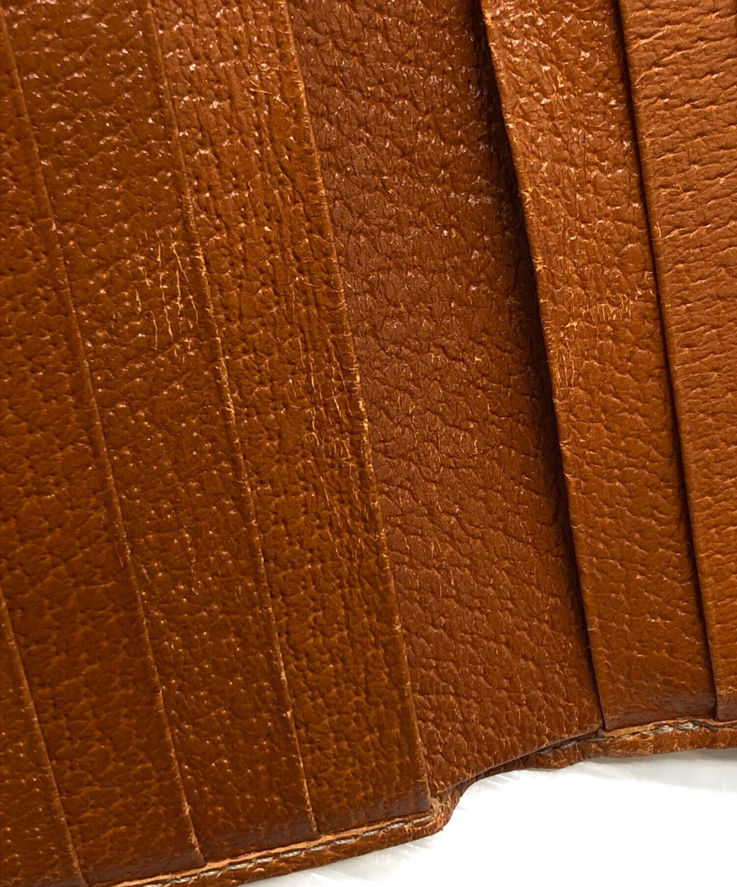 中古・古着通販】GUCCI (グッチ) 二つ折り財布 ブラウン｜ブランド