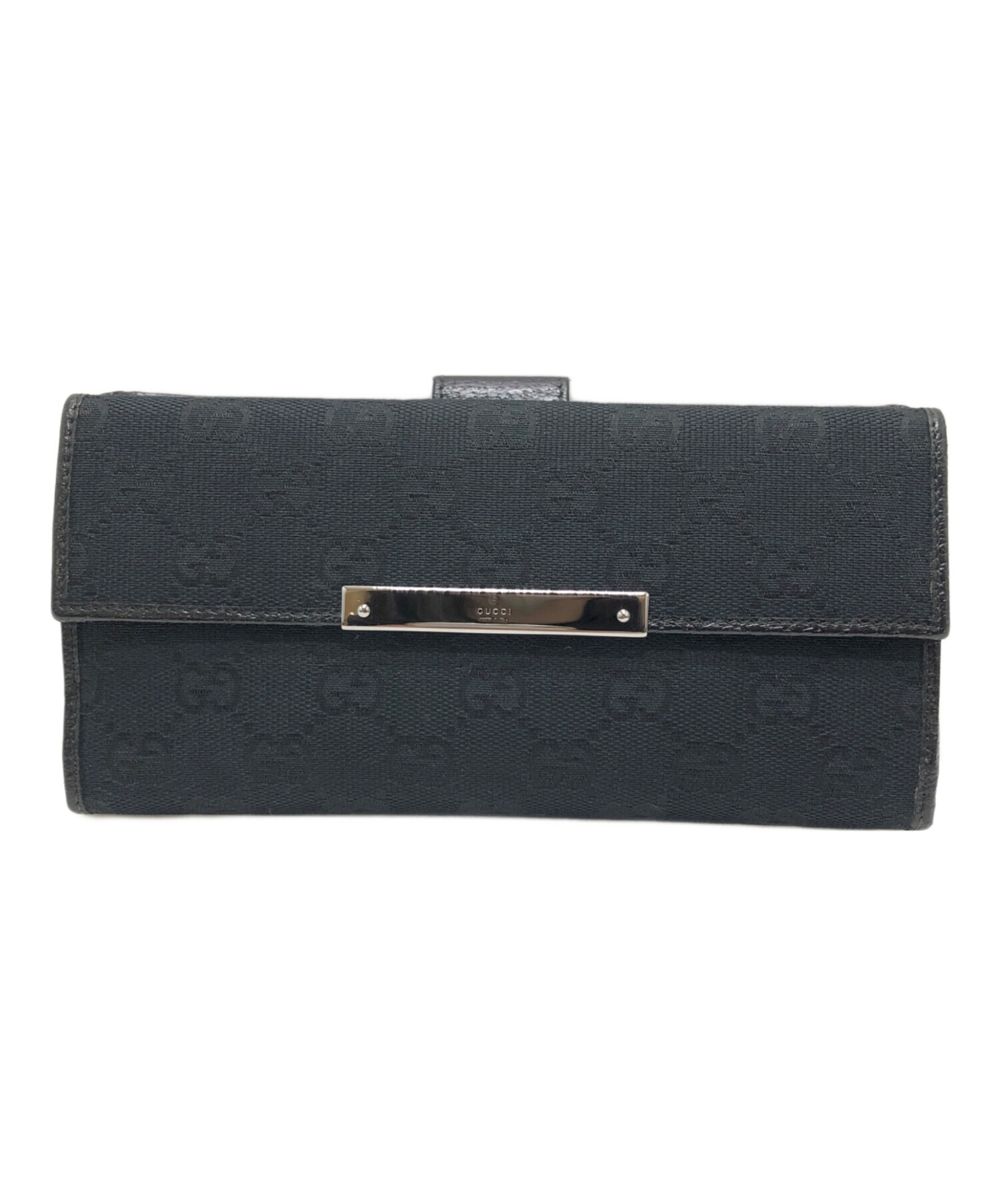 中古・古着通販】GUCCI (グッチ) 長財布 ブラック｜ブランド・古着通販
