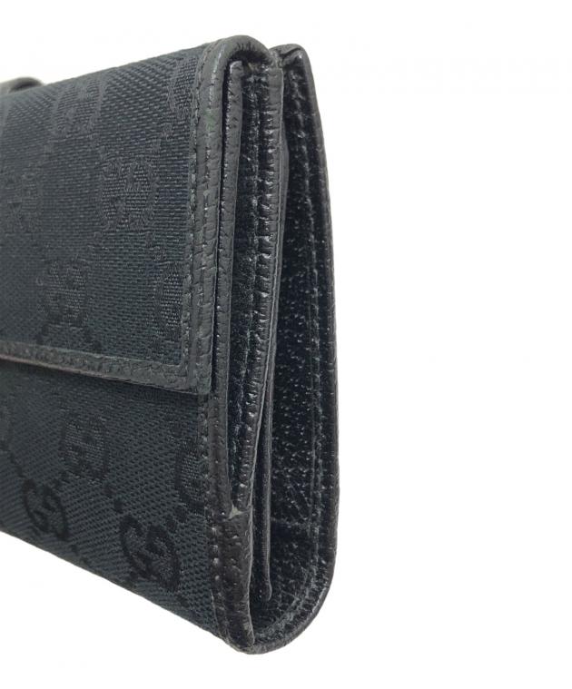 中古・古着通販】GUCCI (グッチ) 長財布 ブラック｜ブランド・古着通販