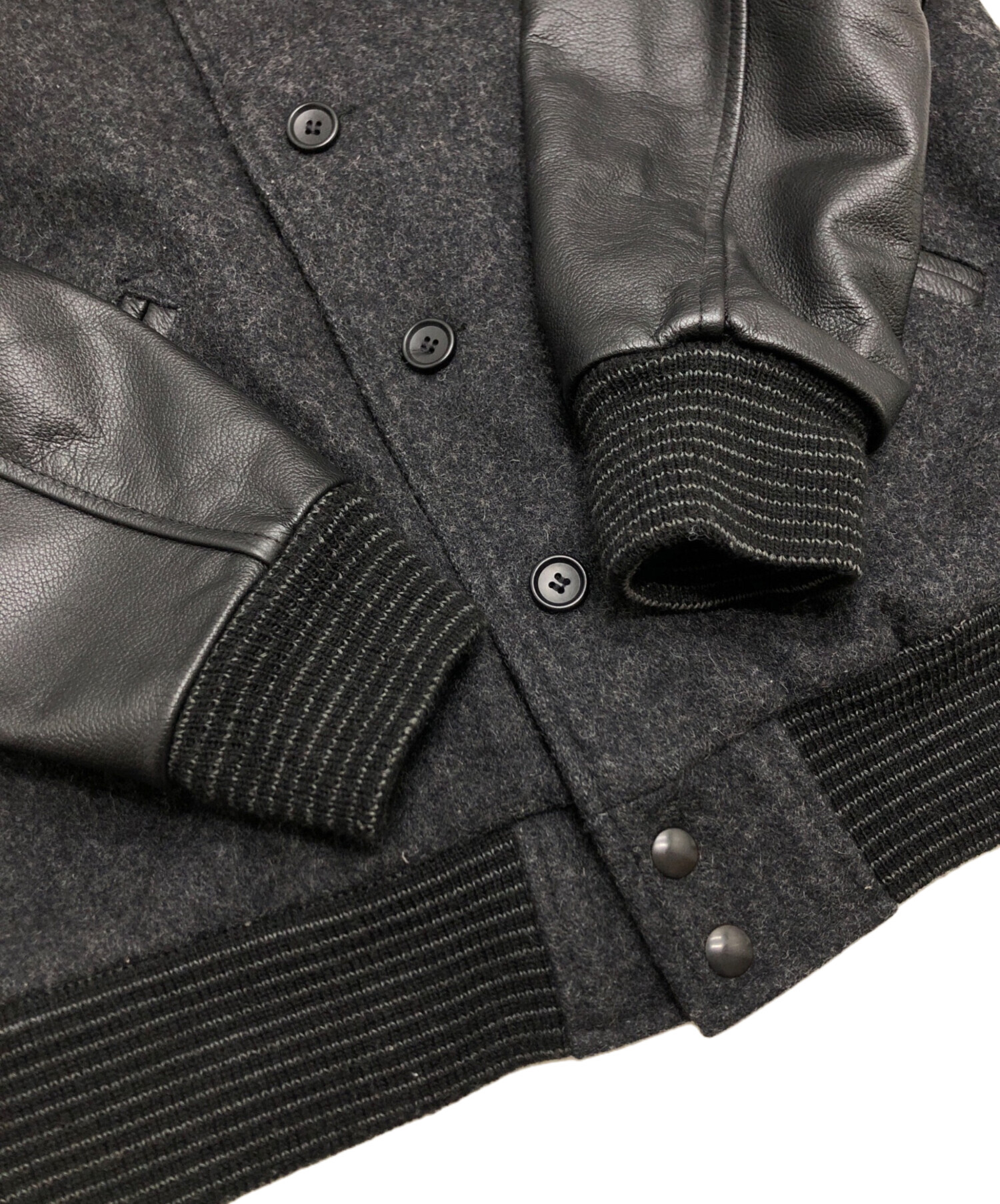 中古・古着通販】GB sport (ゴールデンベアスポーツ) 袖レザー