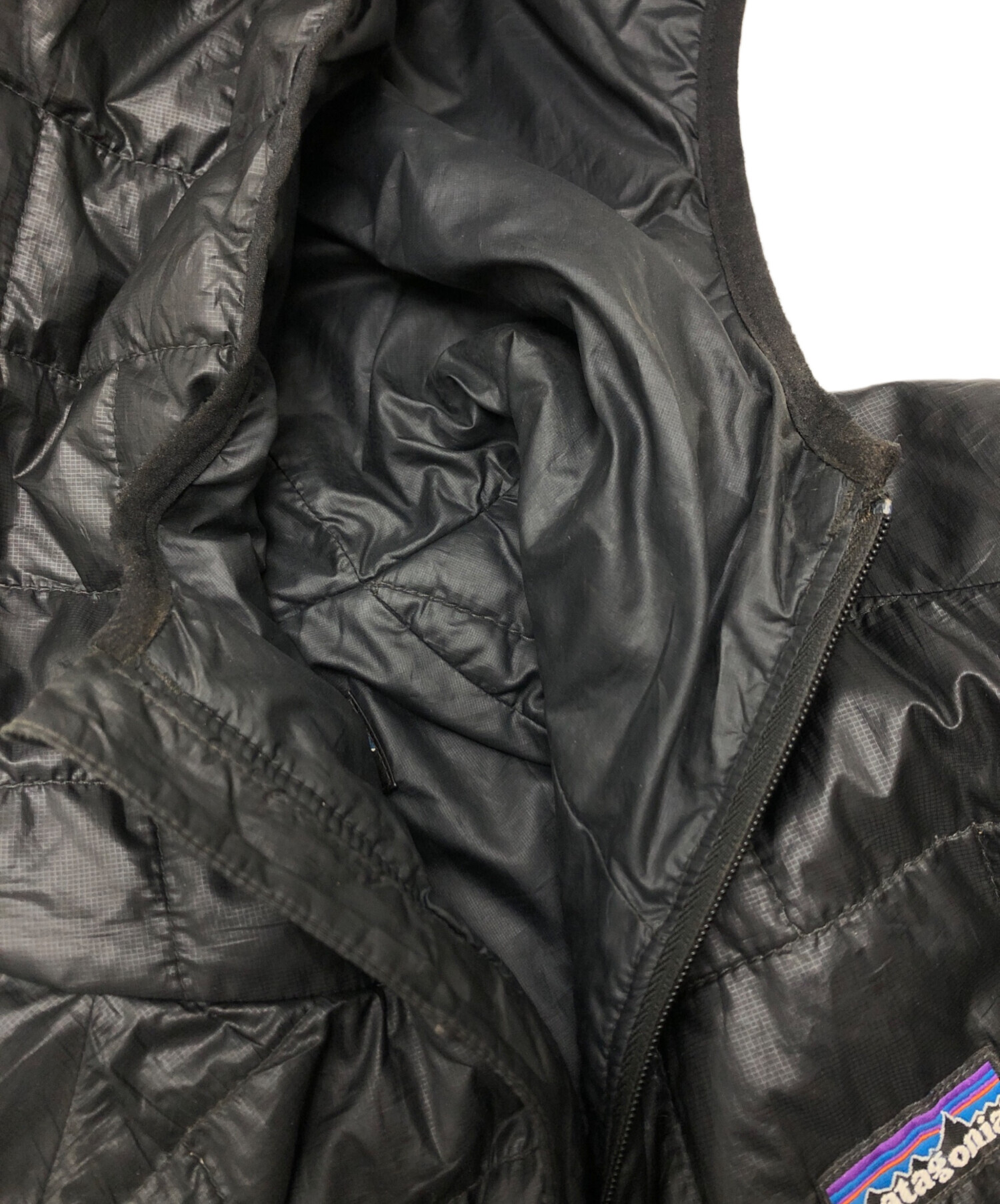 中古・古着通販】Patagonia (パタゴニア) ナノパフフーディ ブラック 