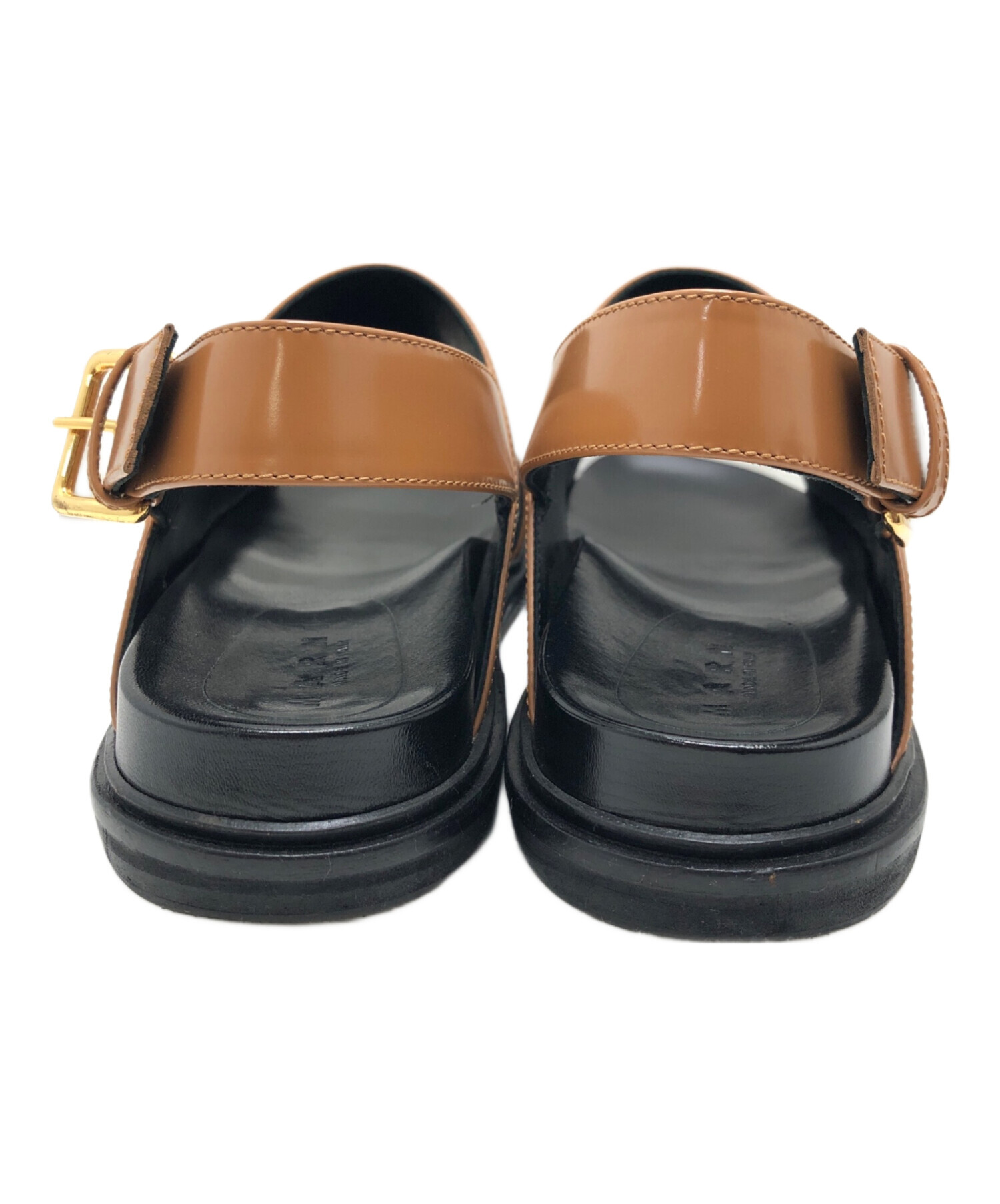 marni fussbet スリッポン ミュール サイズ41 購入履歴あり 中古・古着通販】MARNI (マルニ) FUSSBETT SANDAL ブラウン サイズ