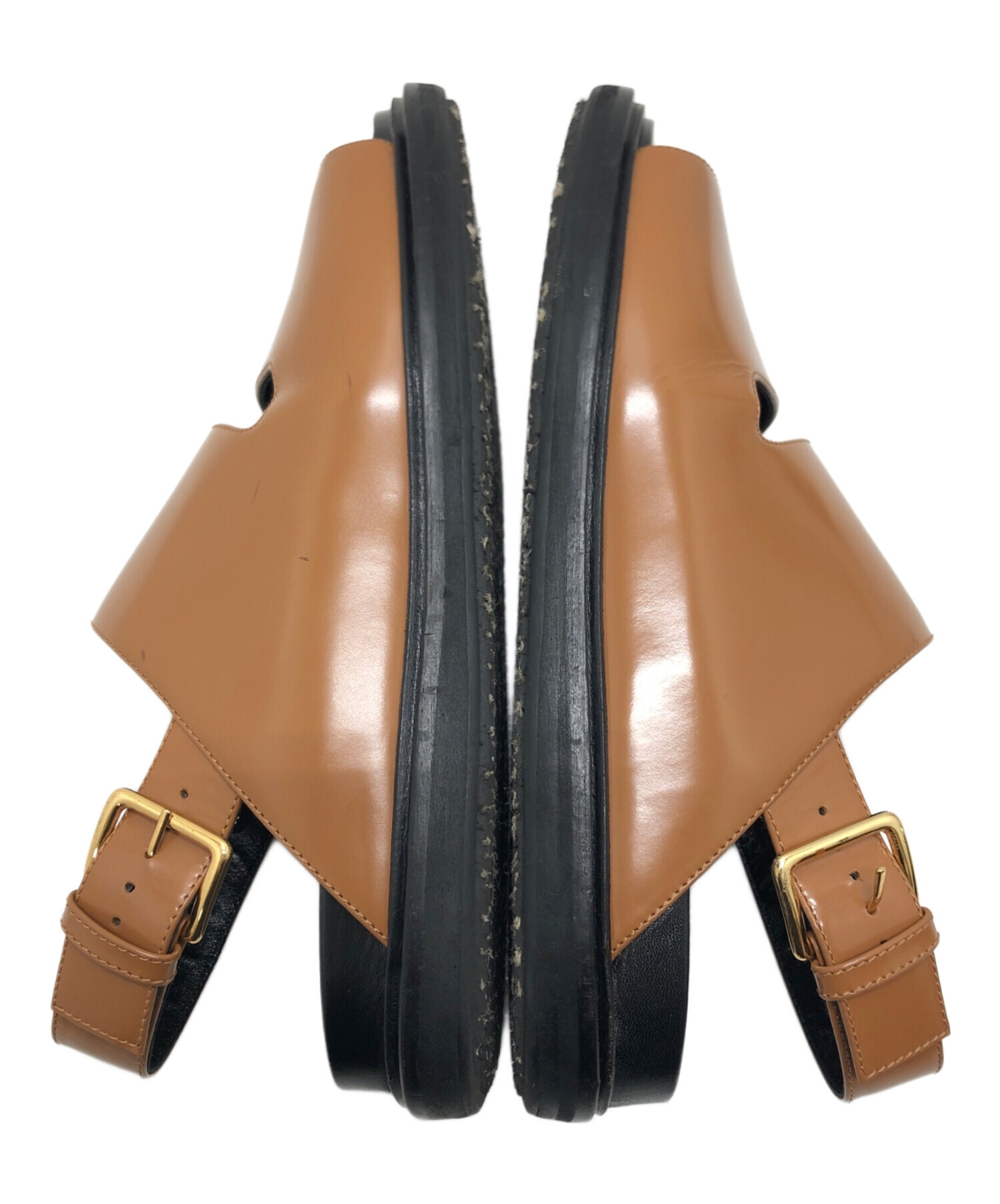 marni fussbet スリッポン ミュール サイズ41 購入履歴あり 中古・古着通販】MARNI (マルニ) FUSSBETT SANDAL ブラウン サイズ