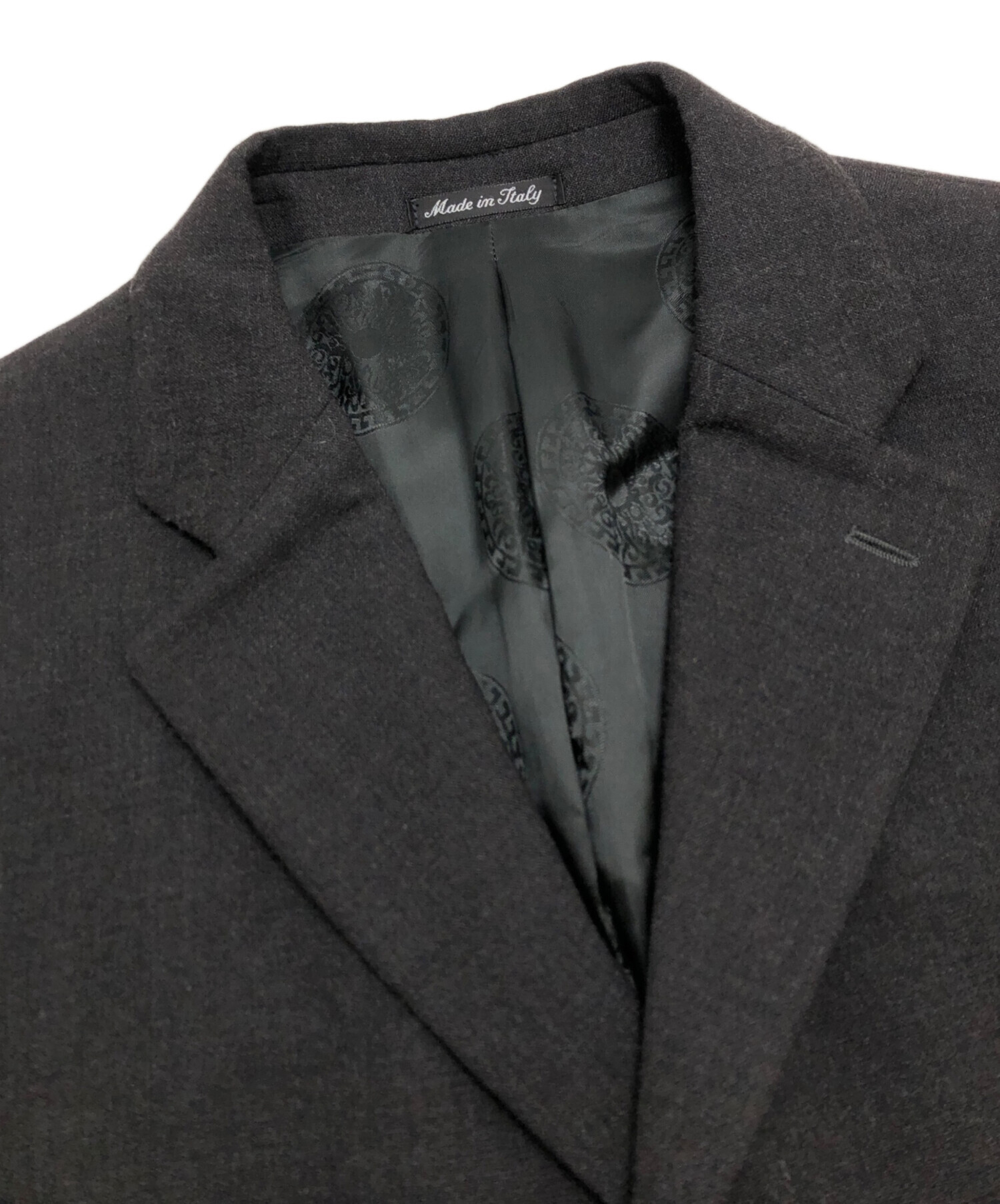 VERSACE CLASSIC V2 ロング コート チェスター 裏地総柄 中古・古着通販】VERSACE CLASSIC (ヴェルサーチクラシック) ロング