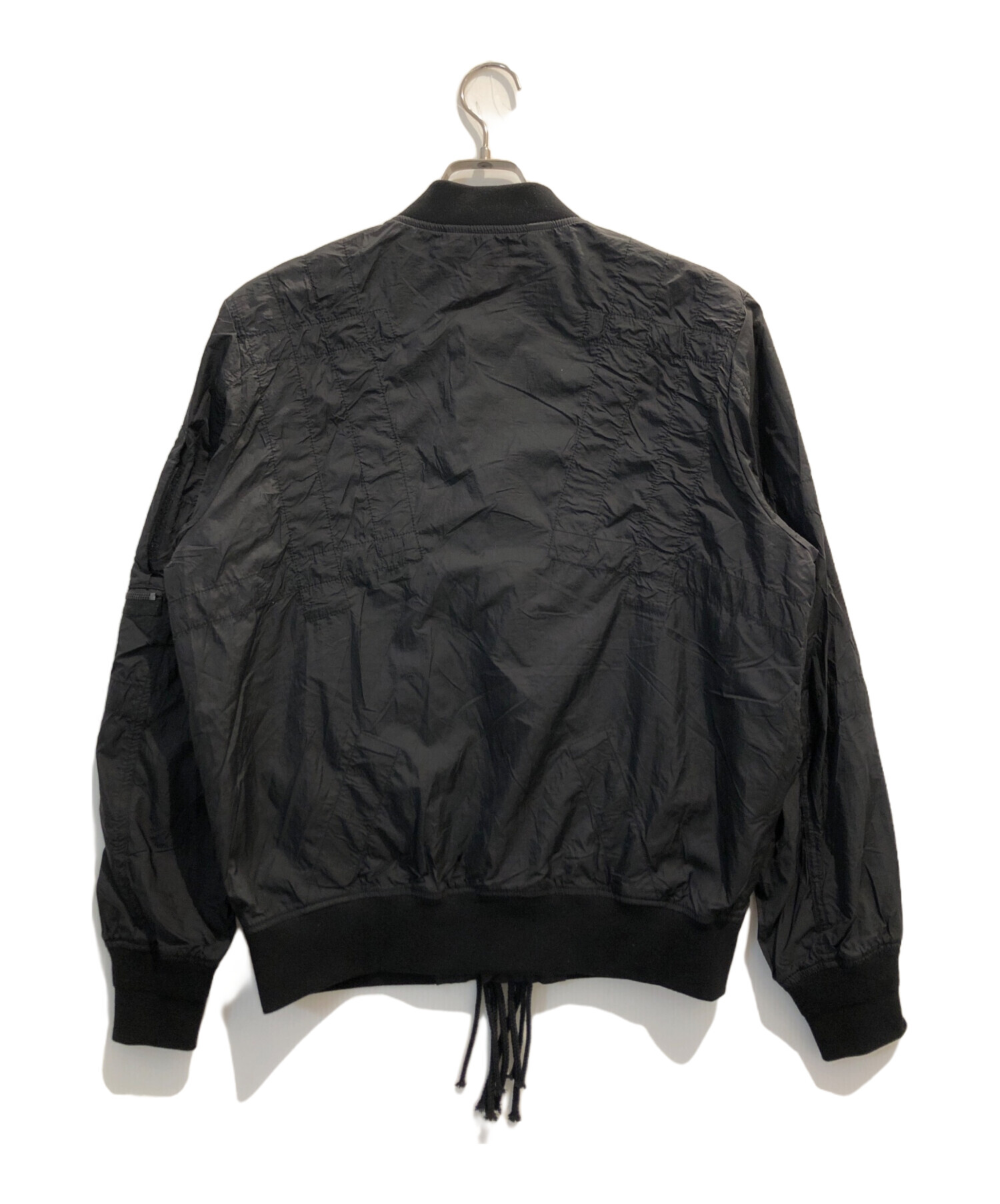 中古・古着通販】DIESEL (ディーゼル) ナイロンジャケット ブラック 