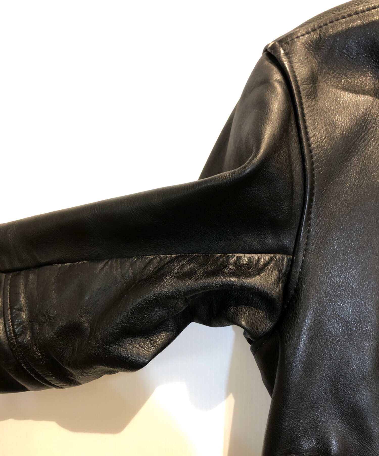 中古・古着通販】VANSON (バンソン) ダブルライダースジャケット