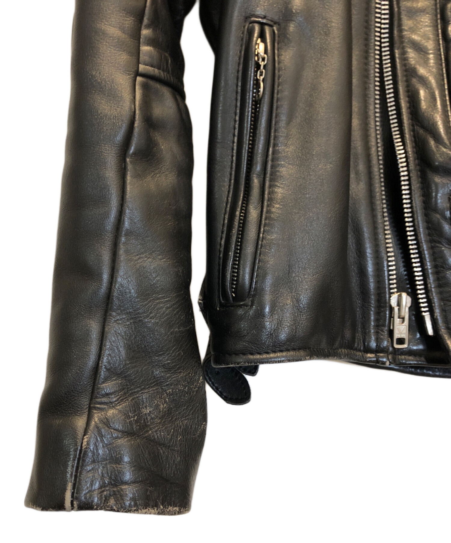 中古・古着通販】VANSON (バンソン) ダブルライダースジャケット