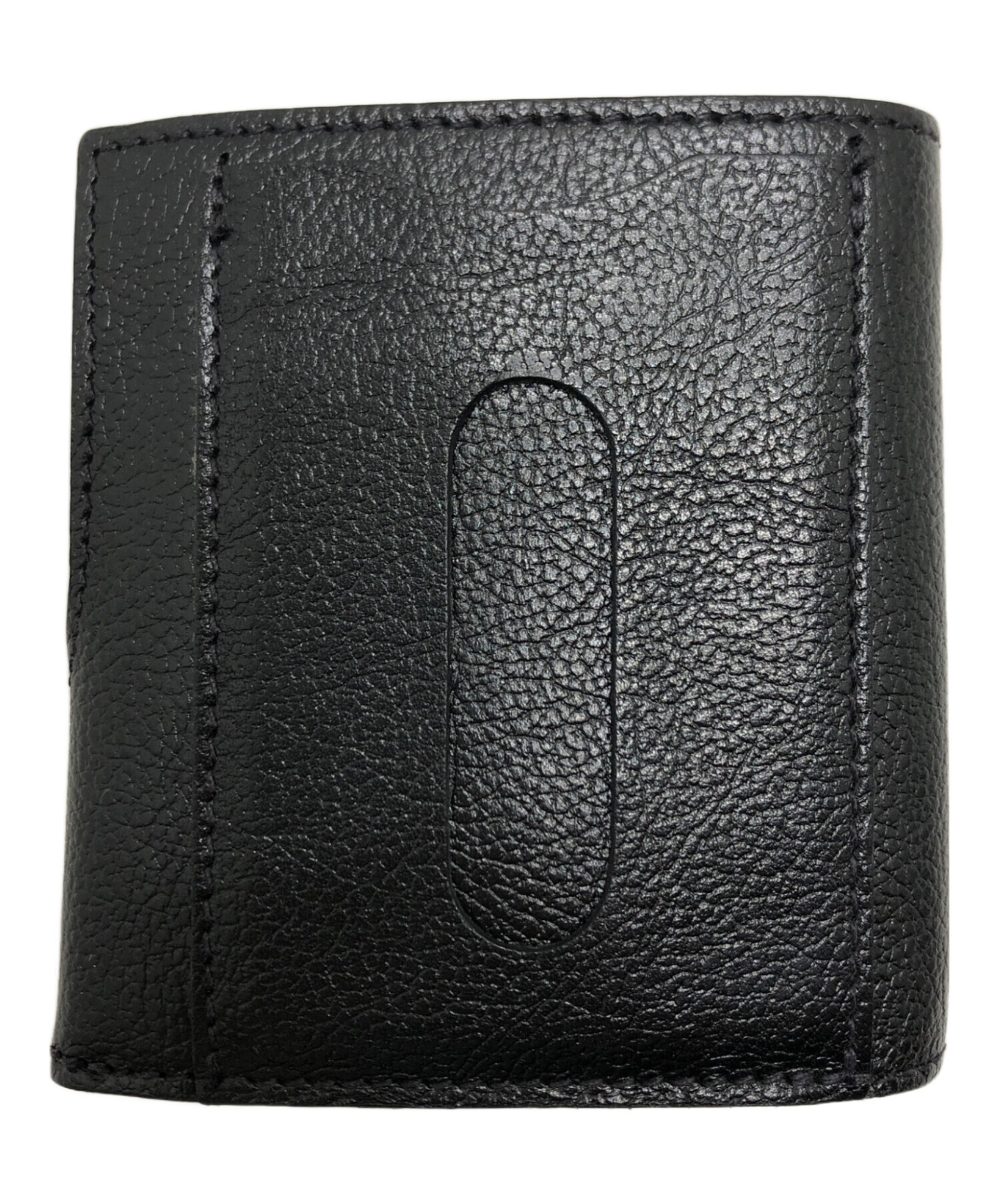 中古 イルビゾンテ 折りたたみ 財布 中古・古着通販】IL BISONTE (イル ビゾンテ) 3つ折り財布 ブラック