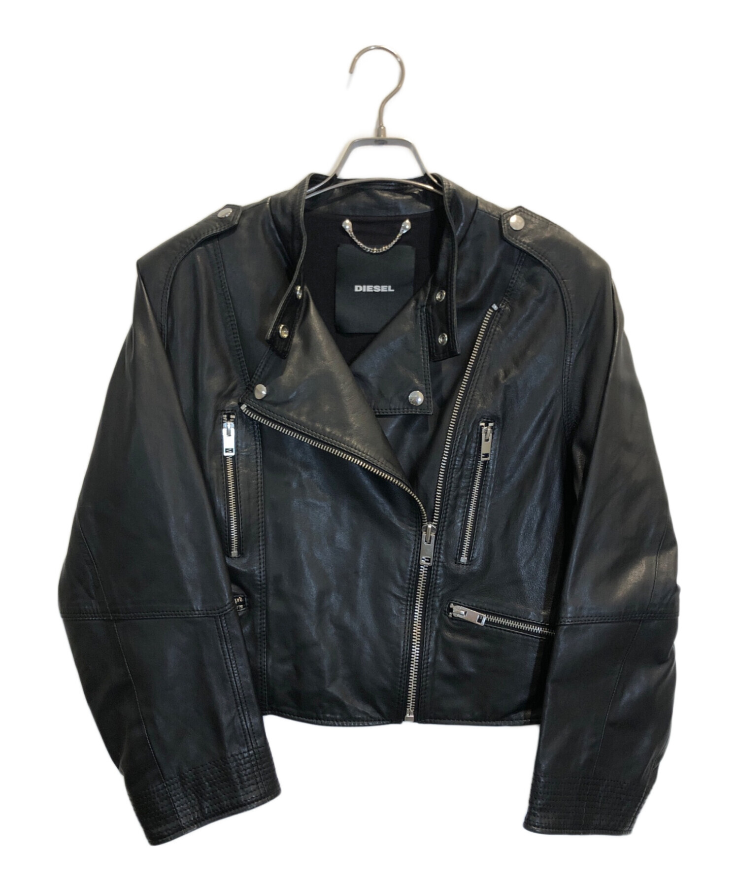 中古・古着通販】DIESEL (ディーゼル) シープスキンダブルライダース