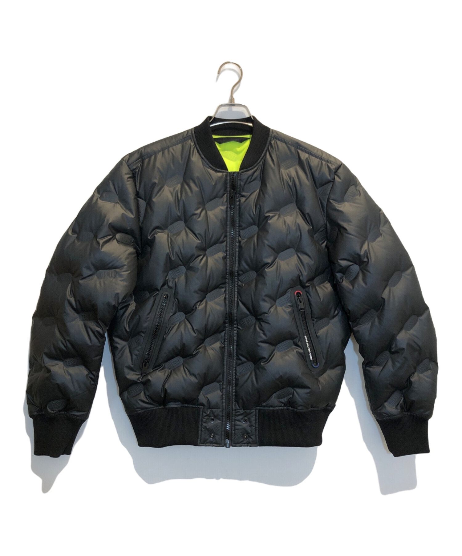 中古・古着通販】DIESEL (ディーゼル) ダウンジャケット ブラック 