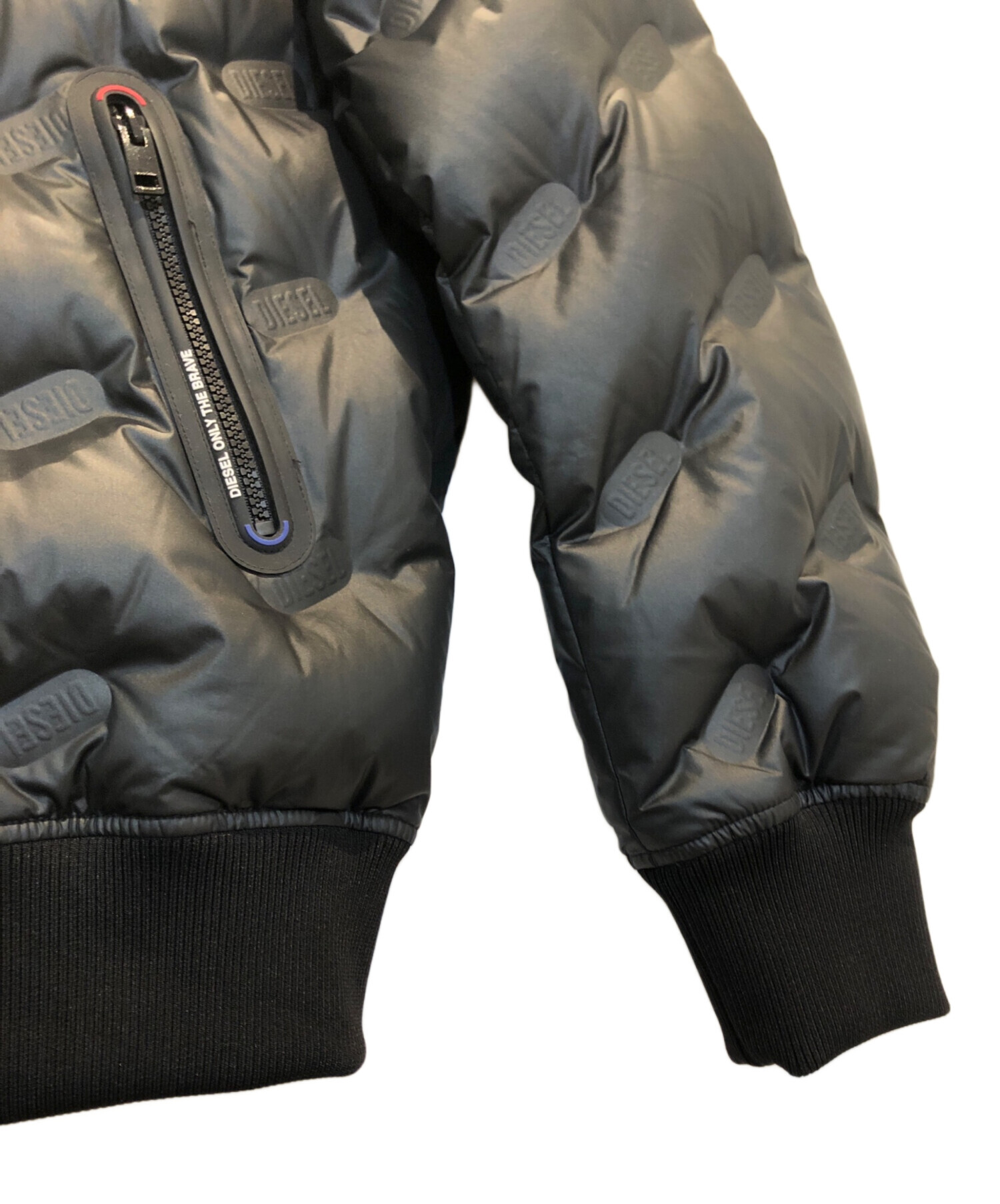 中古・古着通販】DIESEL (ディーゼル) ダウンジャケット ブラック 