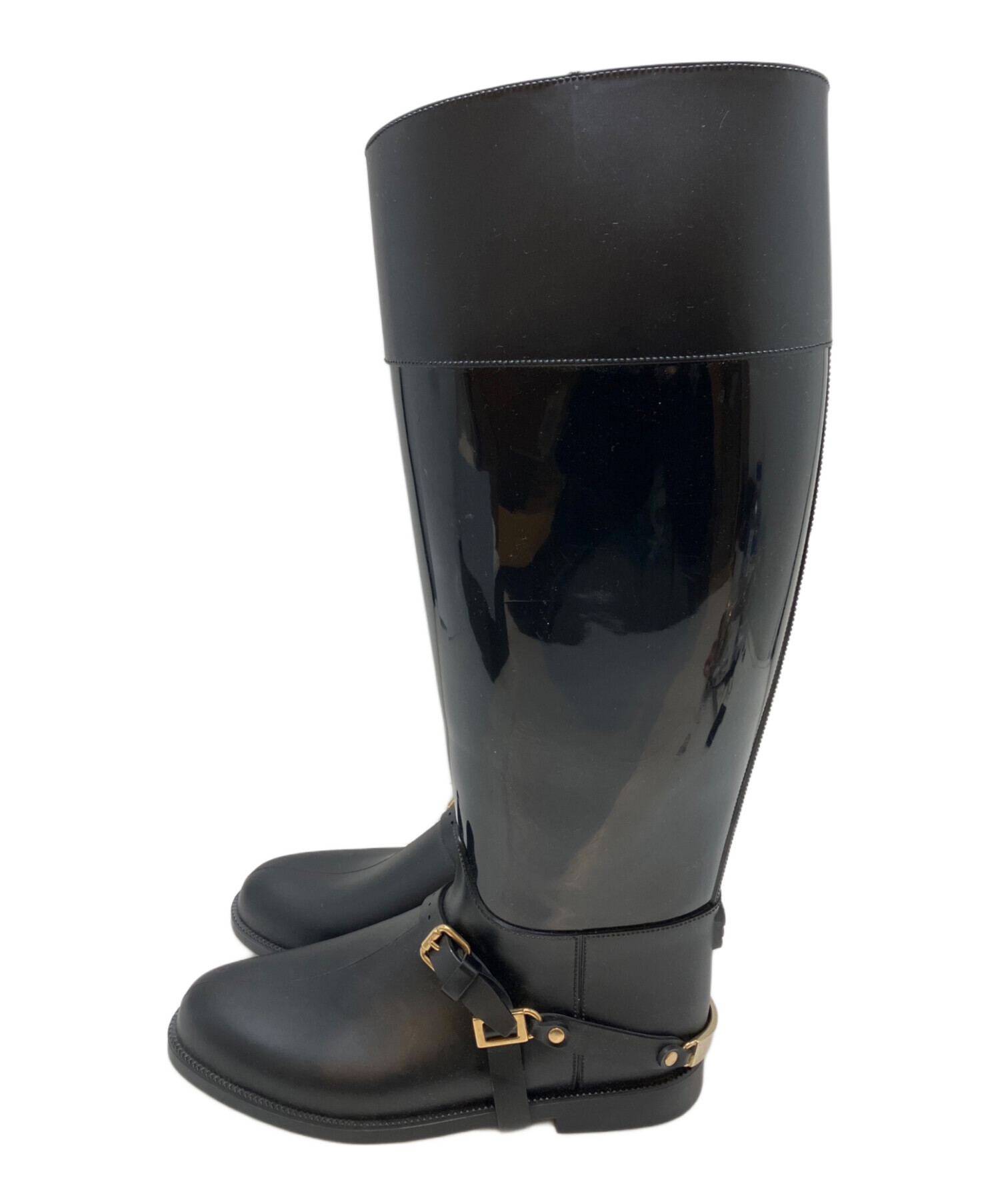 中古・古着通販】JIMMY CHOO (ジミーチュウ) レインロングブーツ