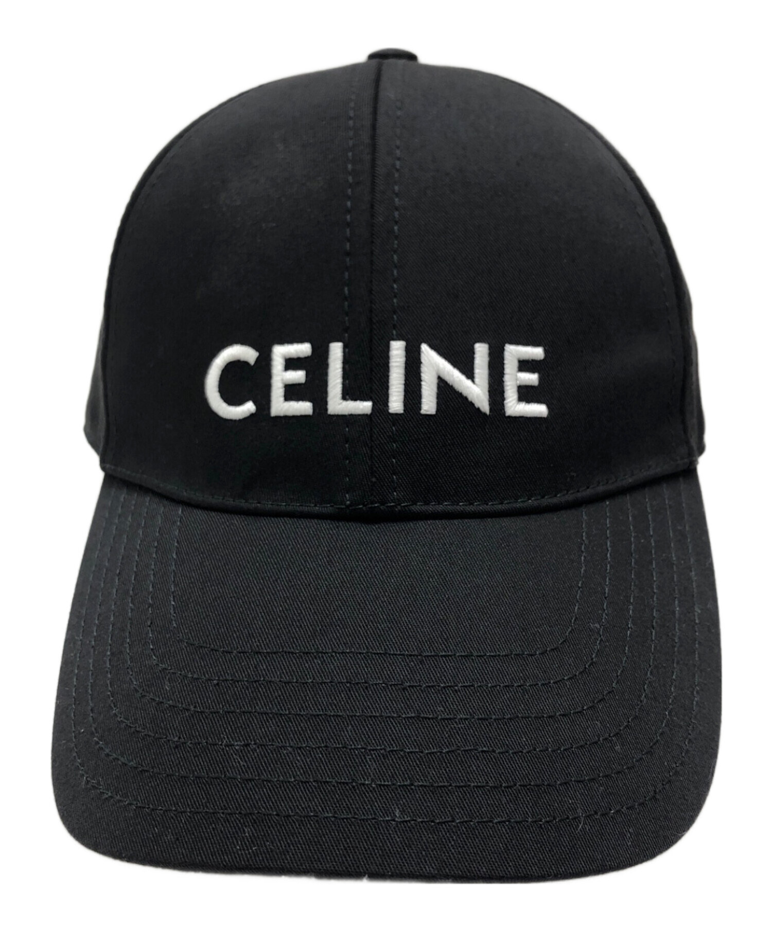 中古・古着通販】CELINE (セリーヌ) ベースボールキャップ ブラック
