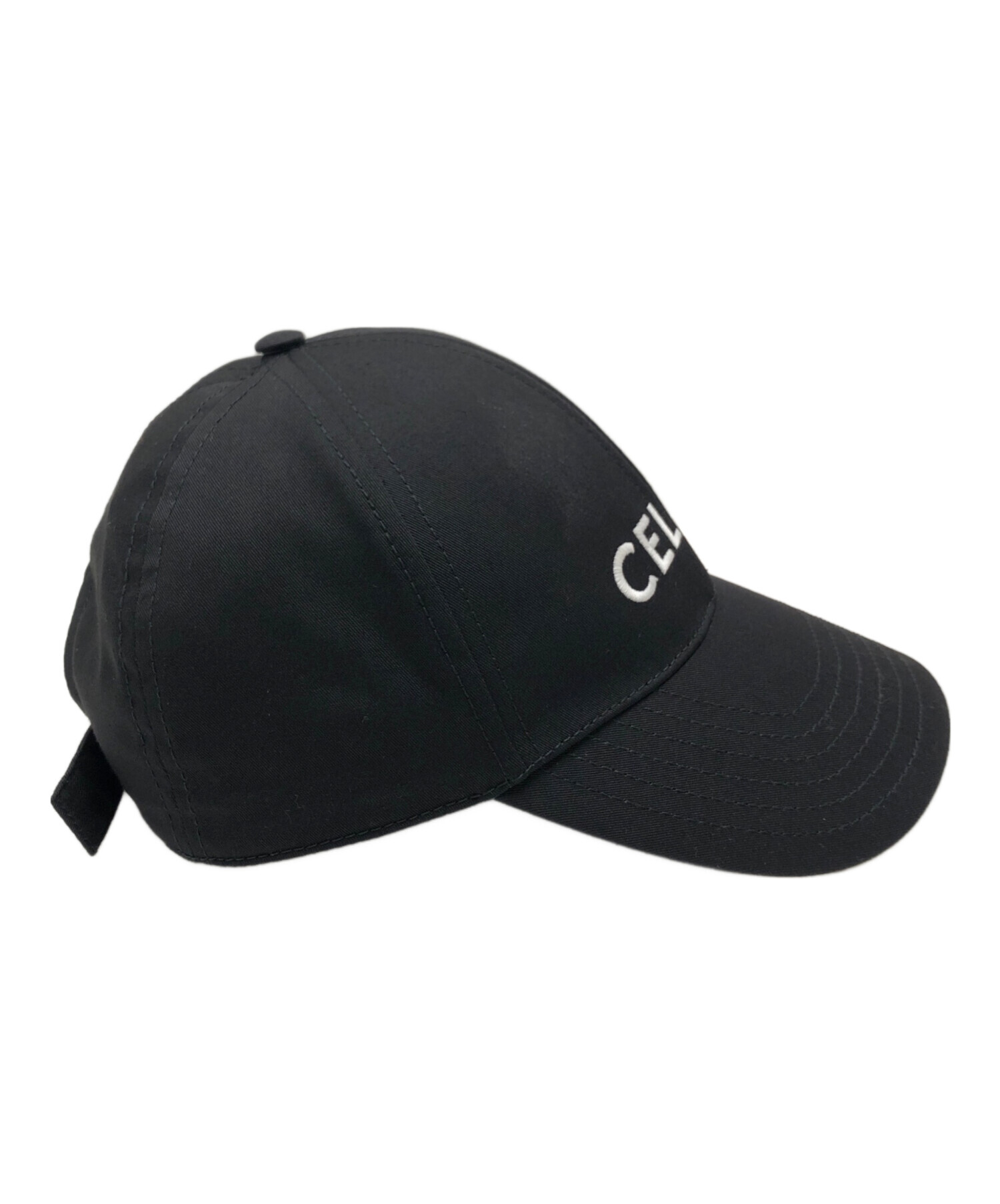 中古・古着通販】CELINE (セリーヌ) ベースボールキャップ ブラック