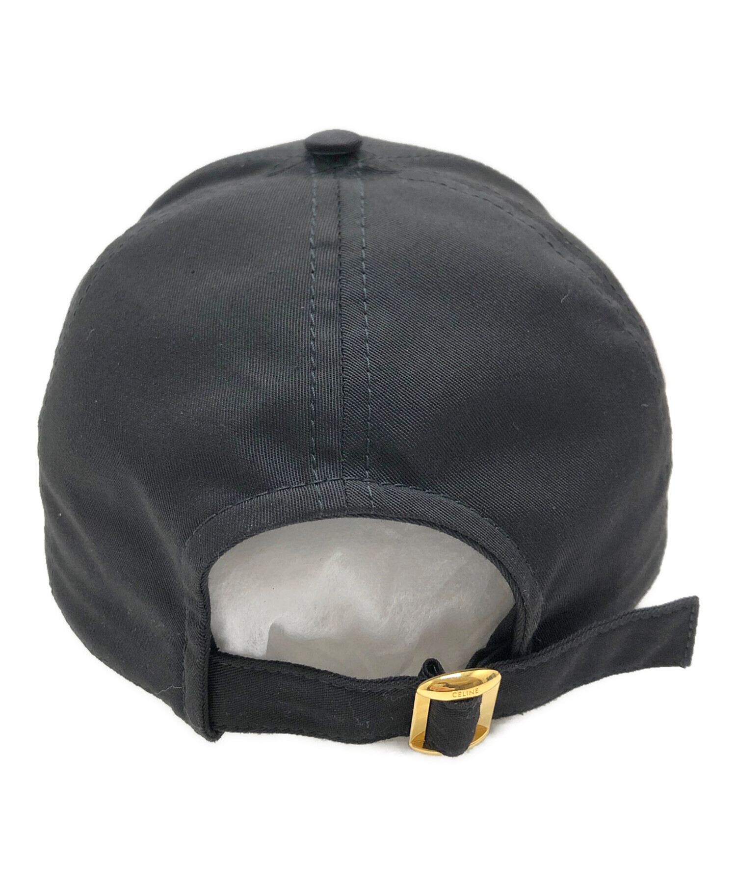 中古・古着通販】CELINE (セリーヌ) ベースボールキャップ ブラック
