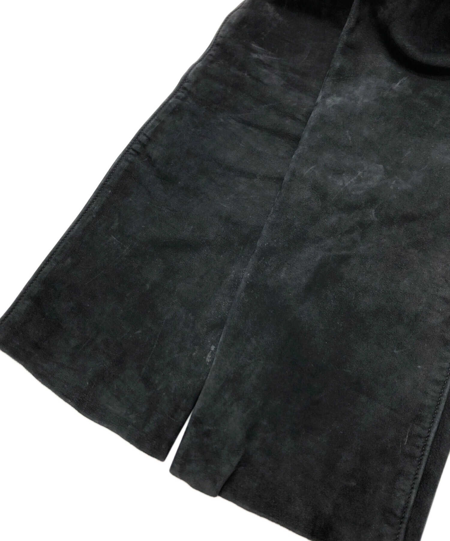 Schott レザー パンツ 30 黒　USED 中古・古着通販】Schott (ショット) レザーパンツ ブラック サイズ:30