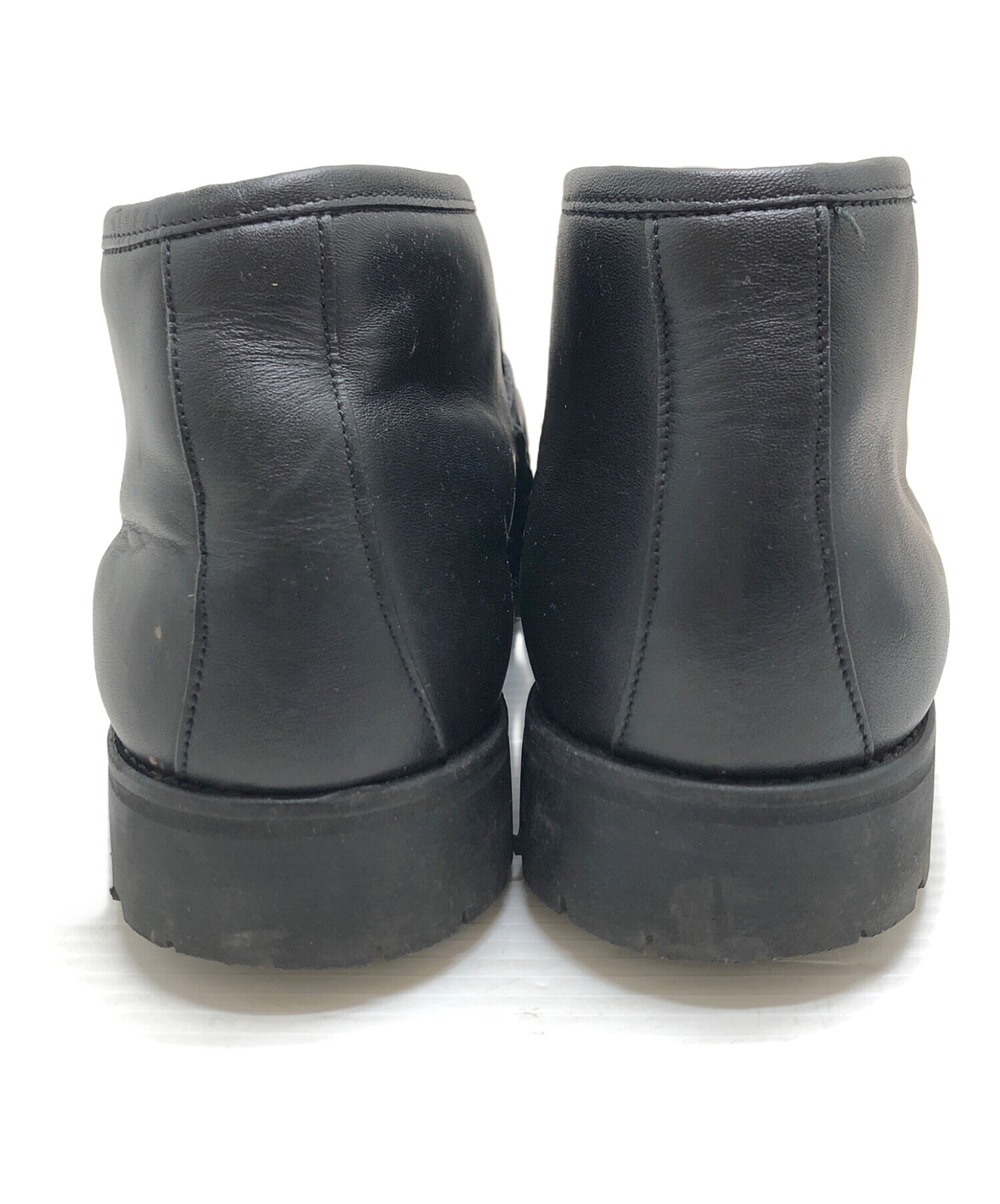 中古・古着通販】GUCCI (グッチ) ホースビットチャッカブーツ ブラック