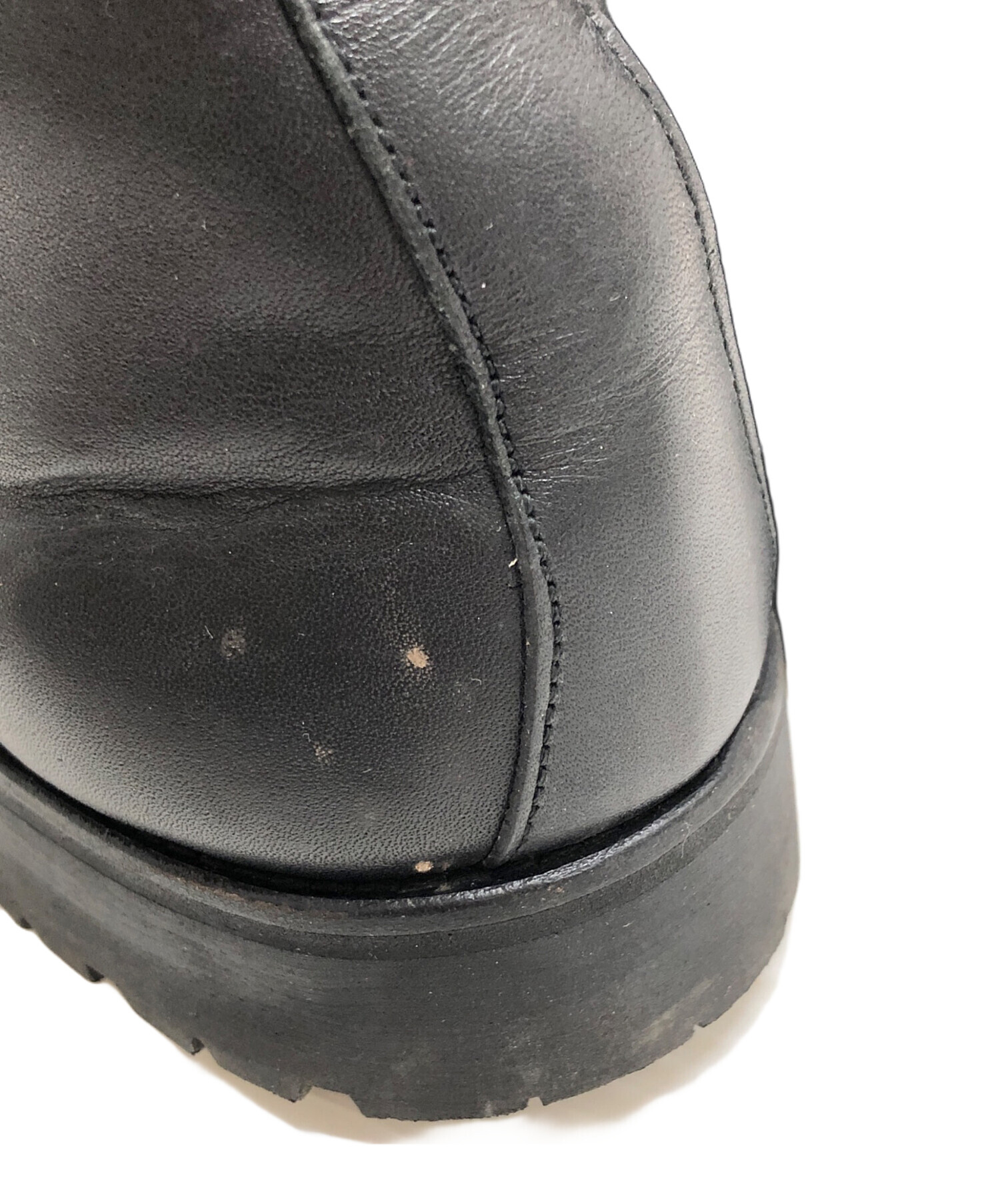 中古・古着通販】GUCCI (グッチ) ホースビットチャッカブーツ ブラック