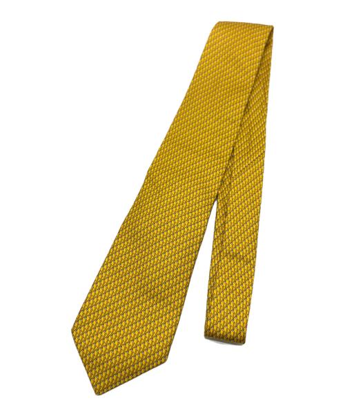 中古・古着通販】HERMES (エルメス) ネクタイ イエロー サイズ:表記