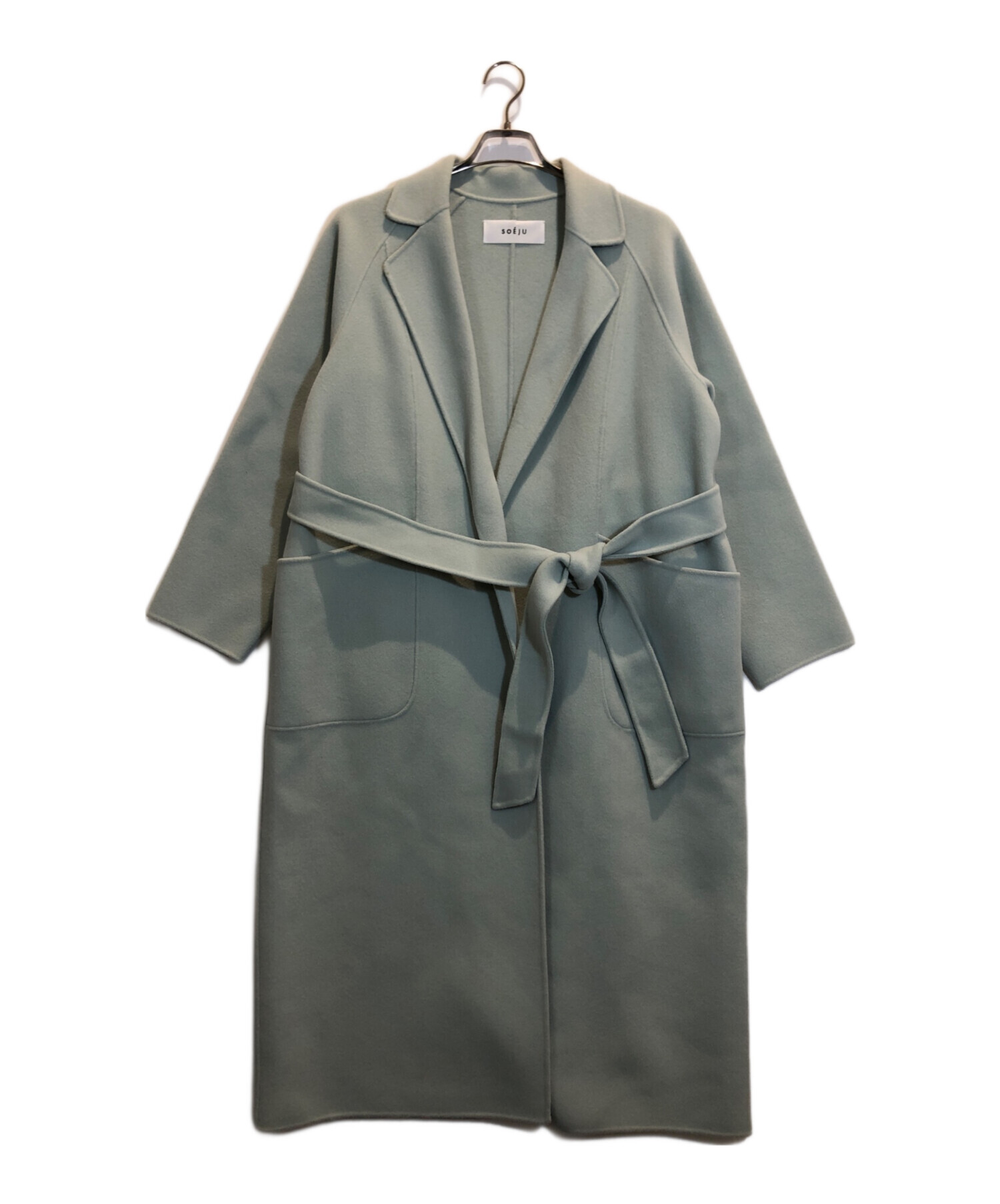 中古・古着通販】SOEJU (ソージュ) ウールリバーローブコート サイズ:M