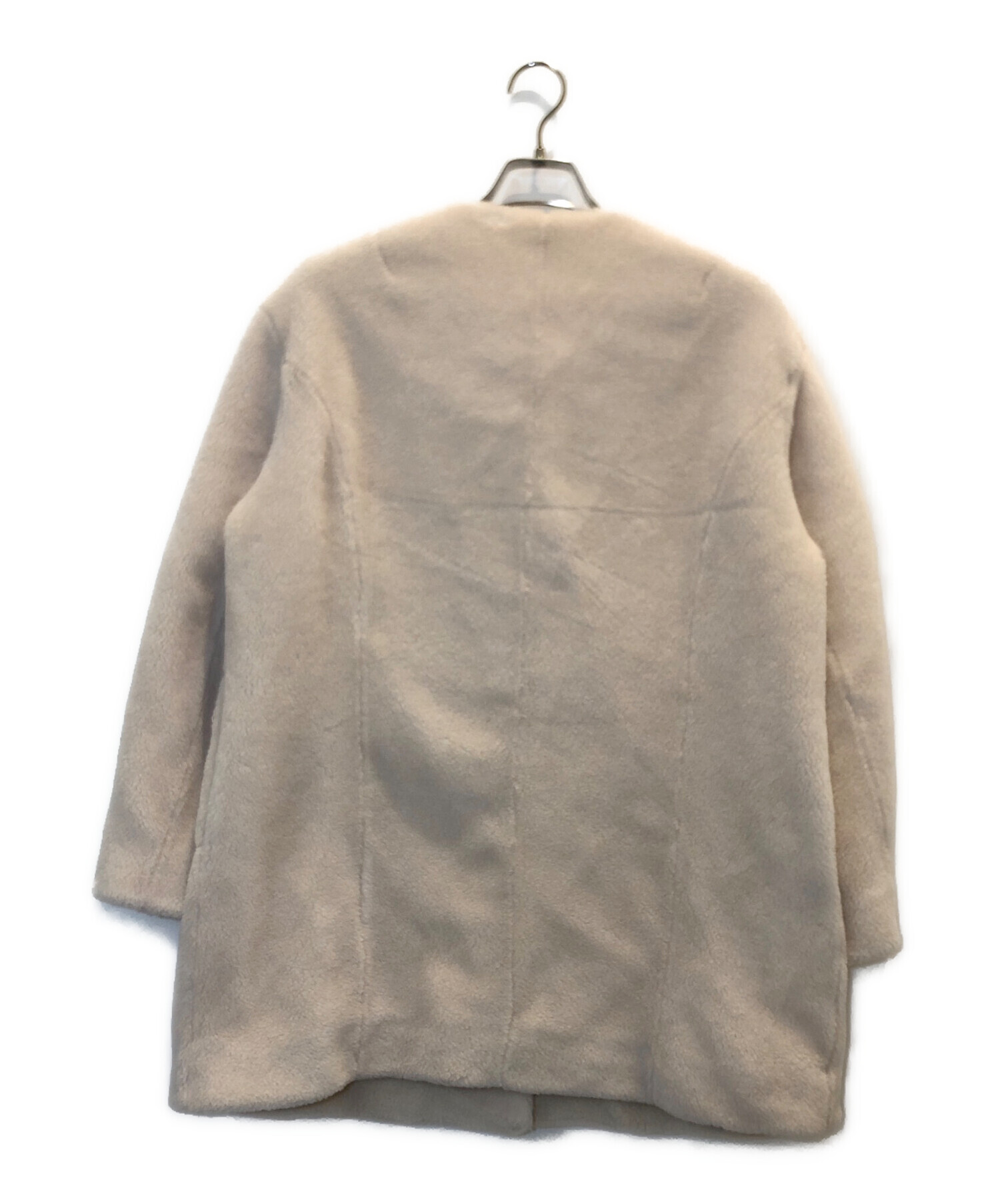 中古・古着通販】SOEJU (ソージュ) ウールボアコート アイボリー 