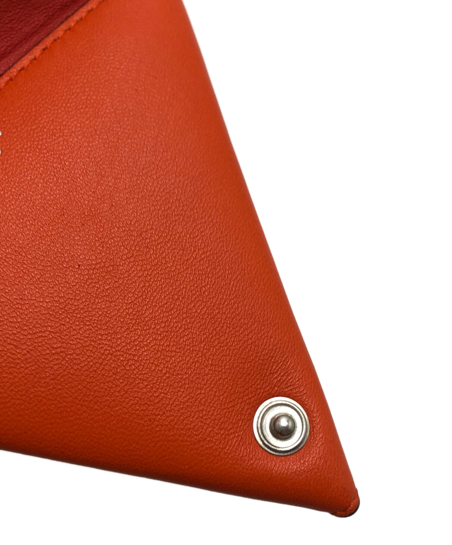 中古・古着通販】LOEWE (ロエベ) トライアングルコインケース オレンジ