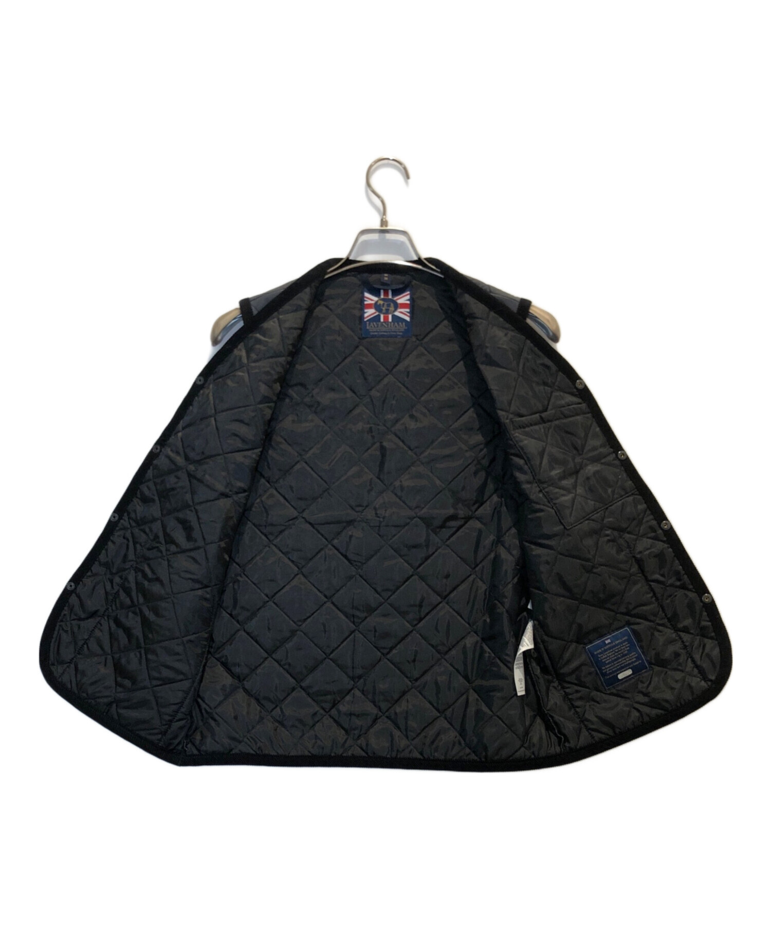 中古・古着通販】LAVENHAM (ラベンハム) キルティングベスト グレー