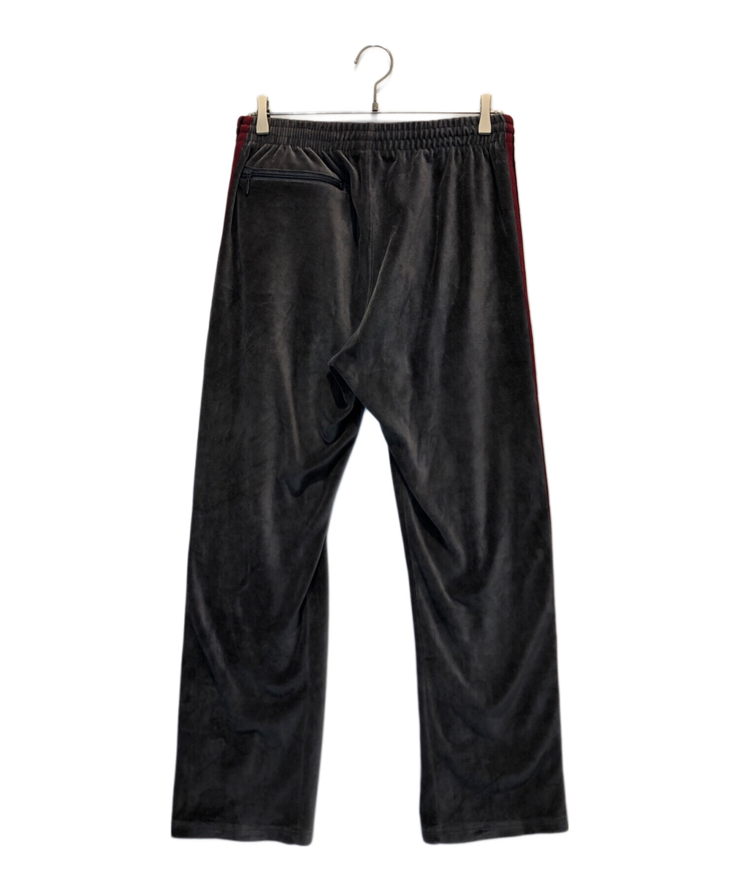 中古・古着通販】Needles (ニードルズ) ベロアトラックパンツ グレー