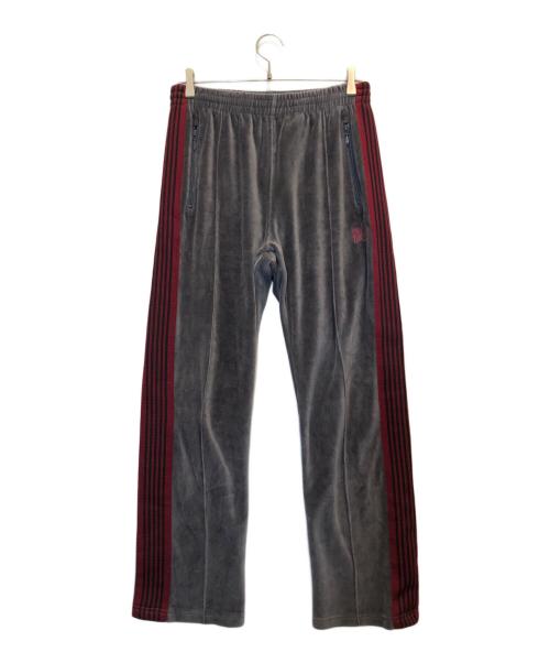 needlesベロアトラックパンツ 中古・古着通販】Needles (ニードルズ) ベロアトラックパンツ グレー