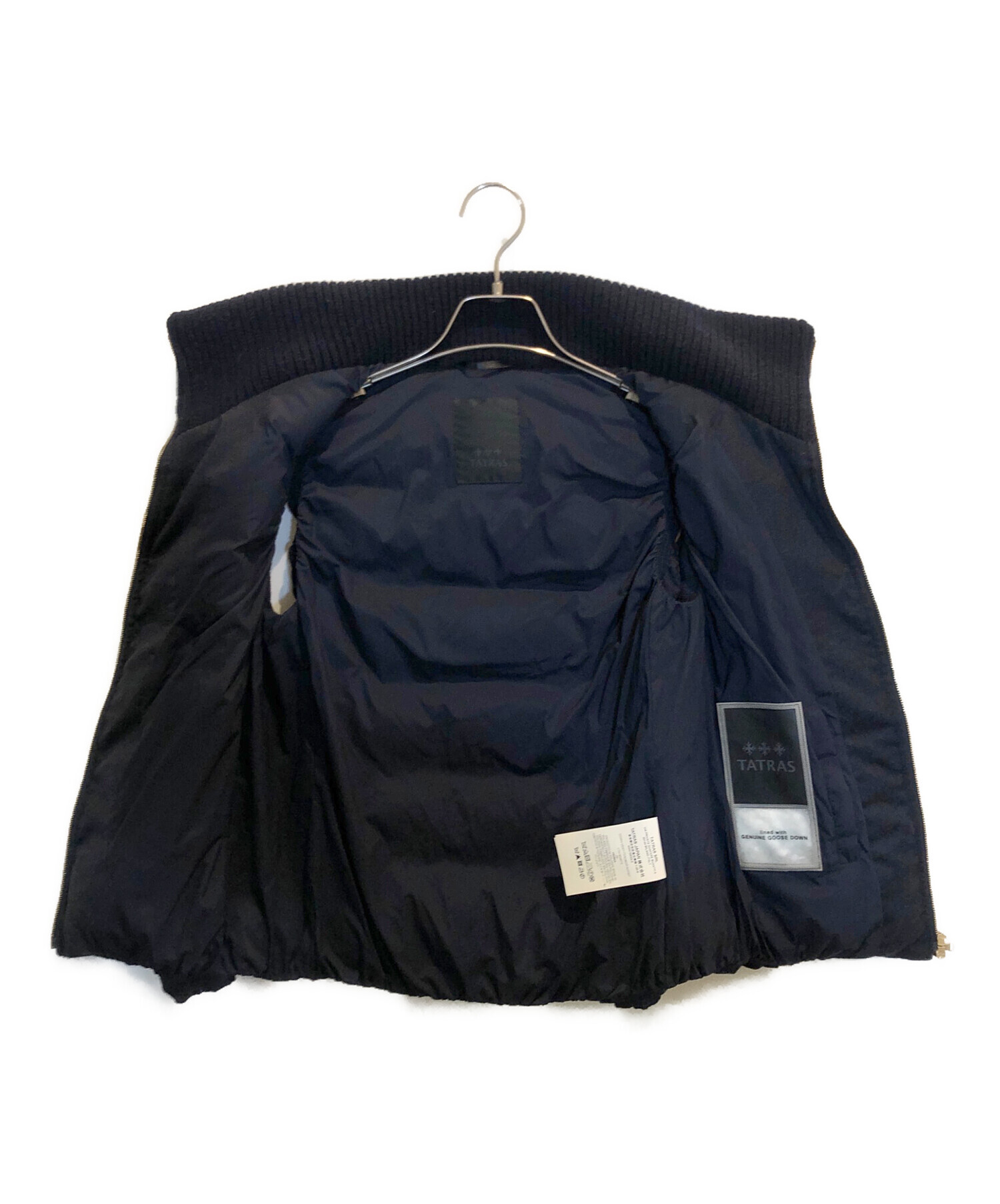 中古・古着通販】TATRAS (タトラス) ダウンベスト ネイビー サイズ:02